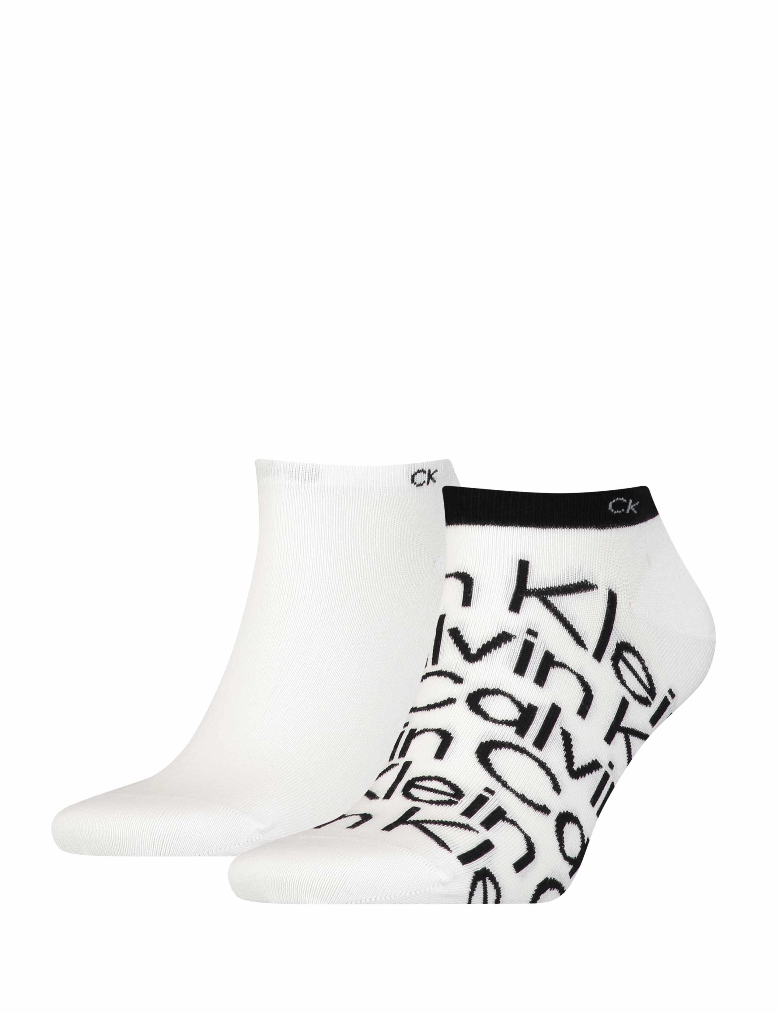 2pk Cotton Blend Trainer Socks