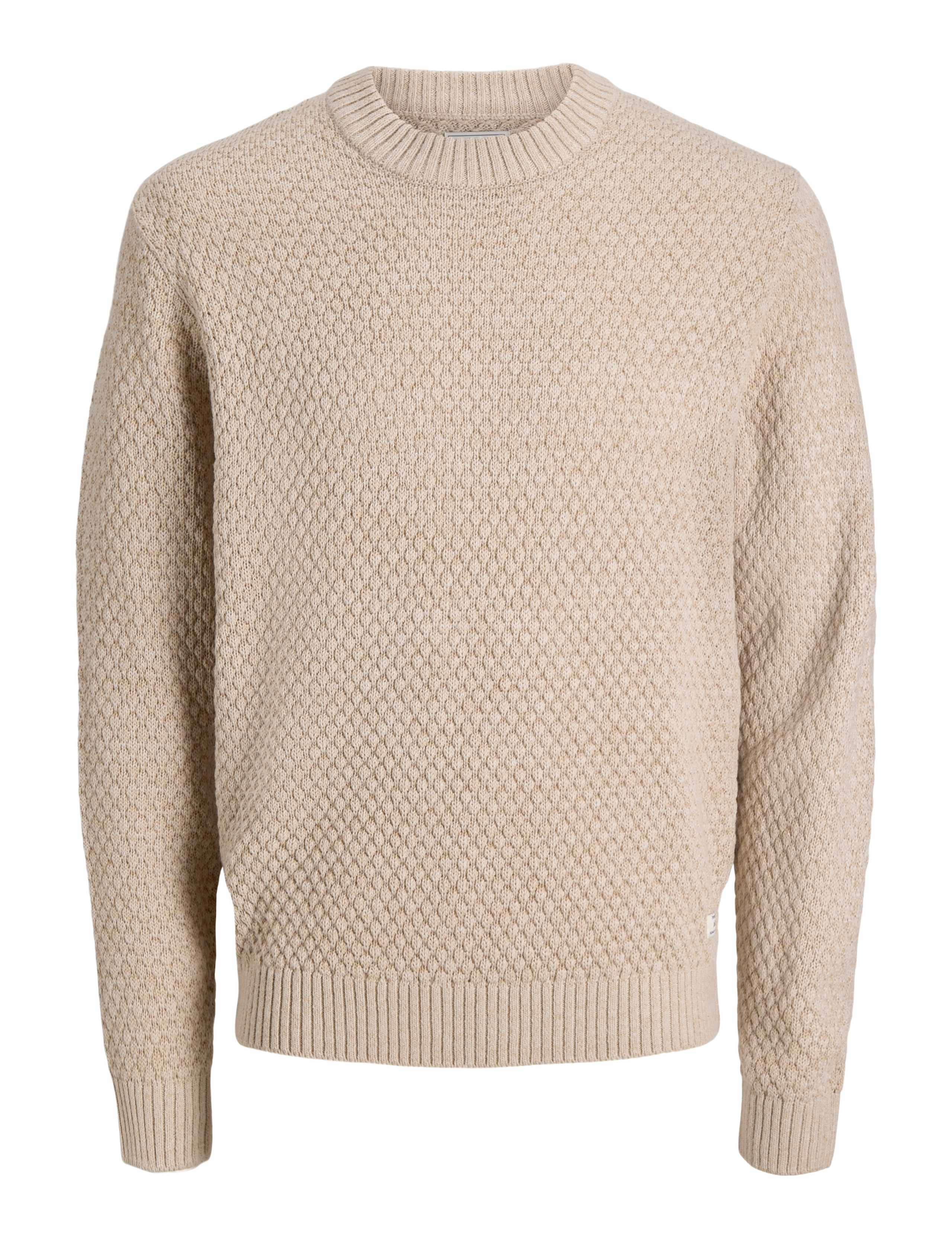 Structured Crew Neck Jumper