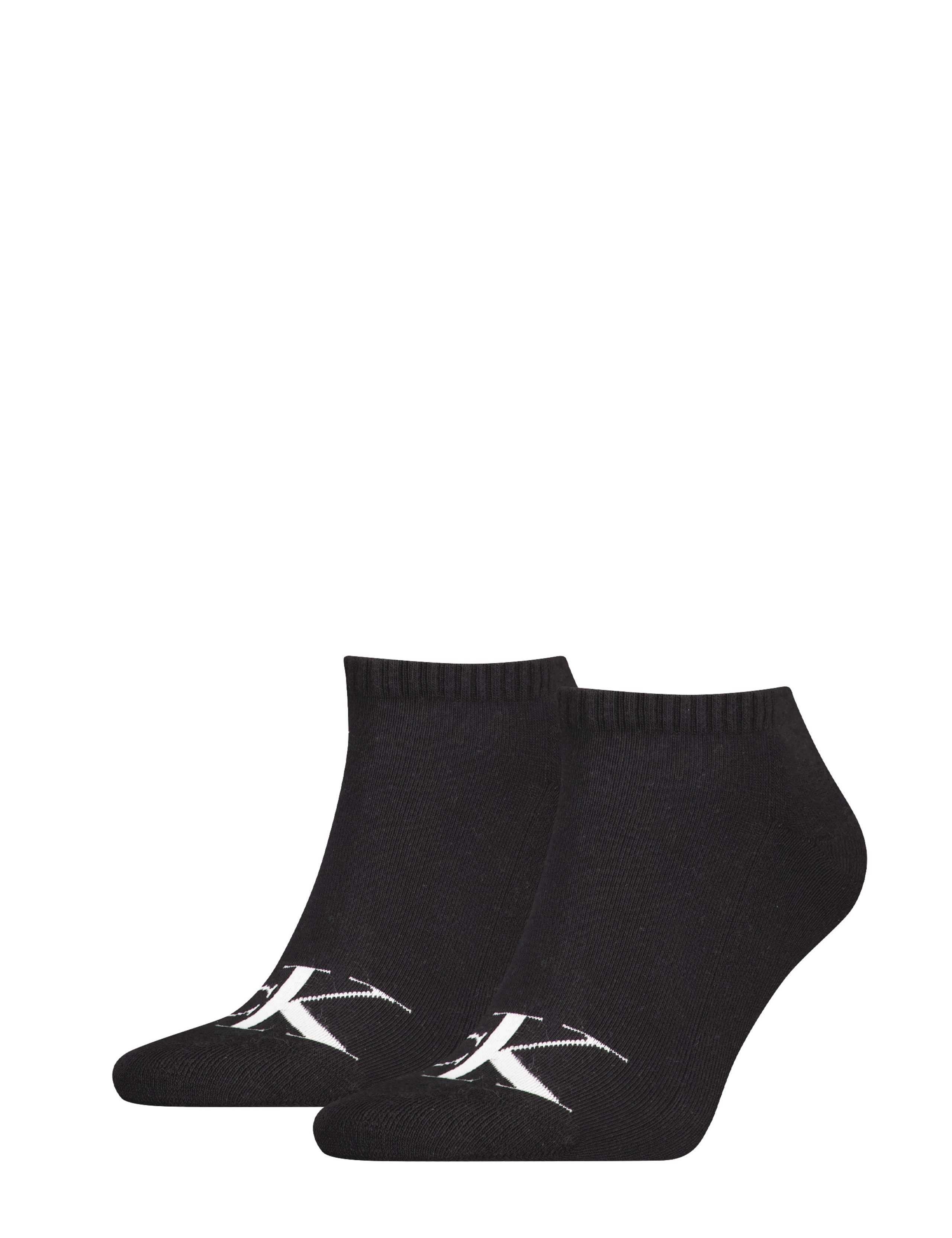 2pk Monogram Cotton Rich Trainer Socks