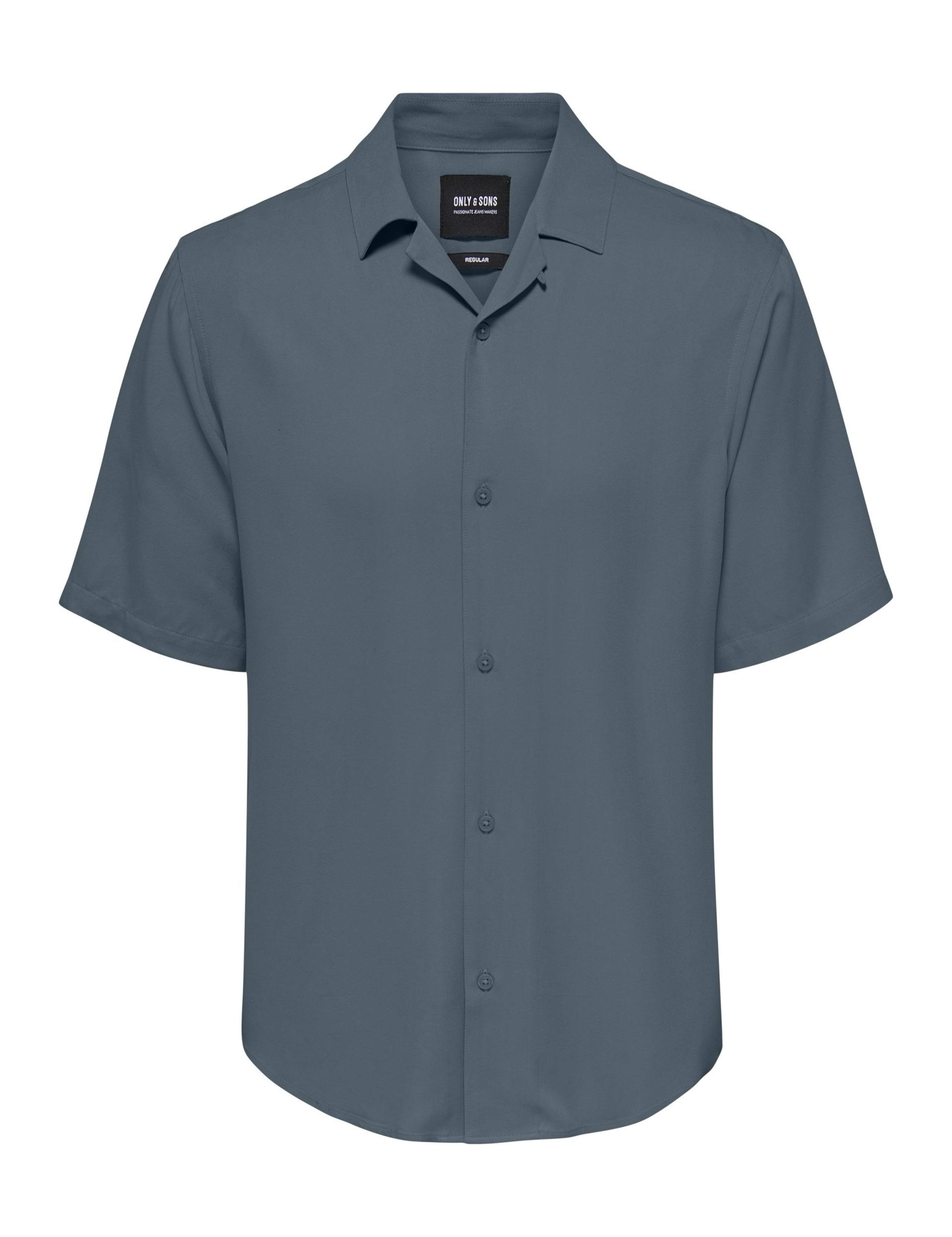 Regular Fit Easy Iron Cuban Collar Shirt