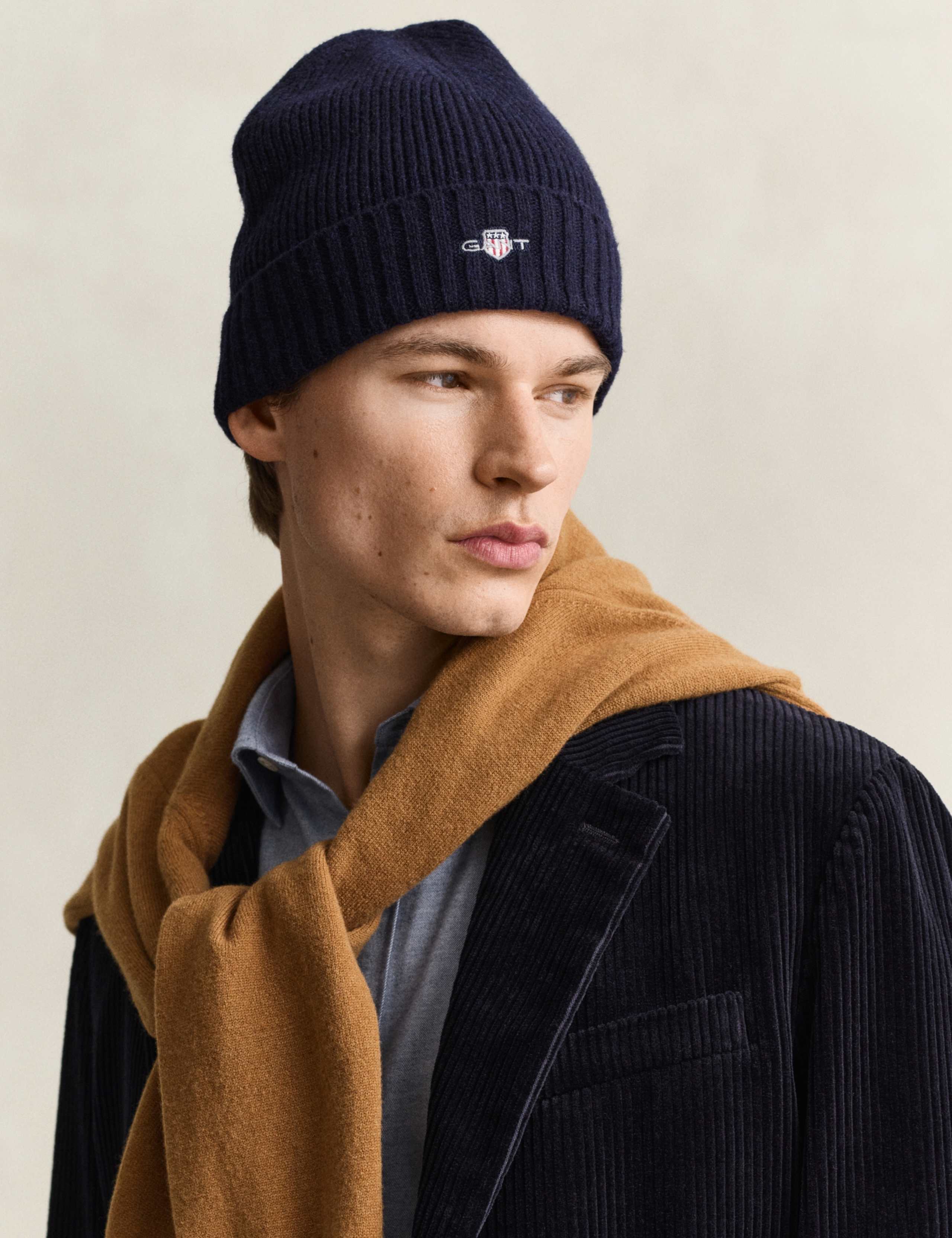 Wool Rich Shield Beanie Hat