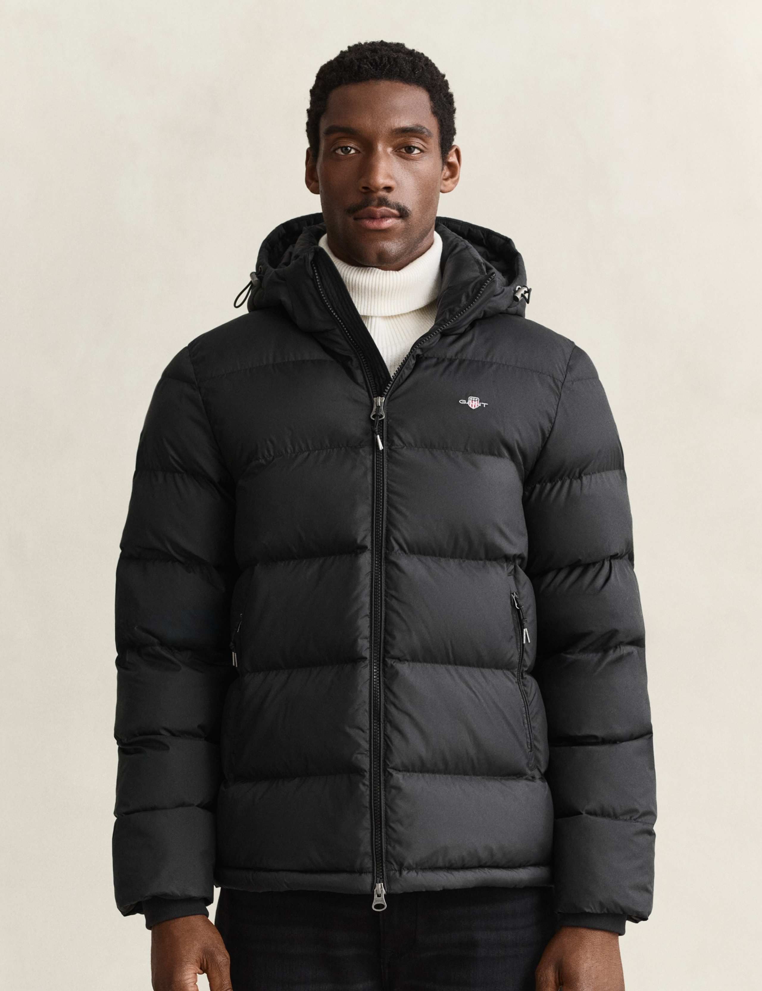 Padded Hooded Zip Up Puffer Jacket
