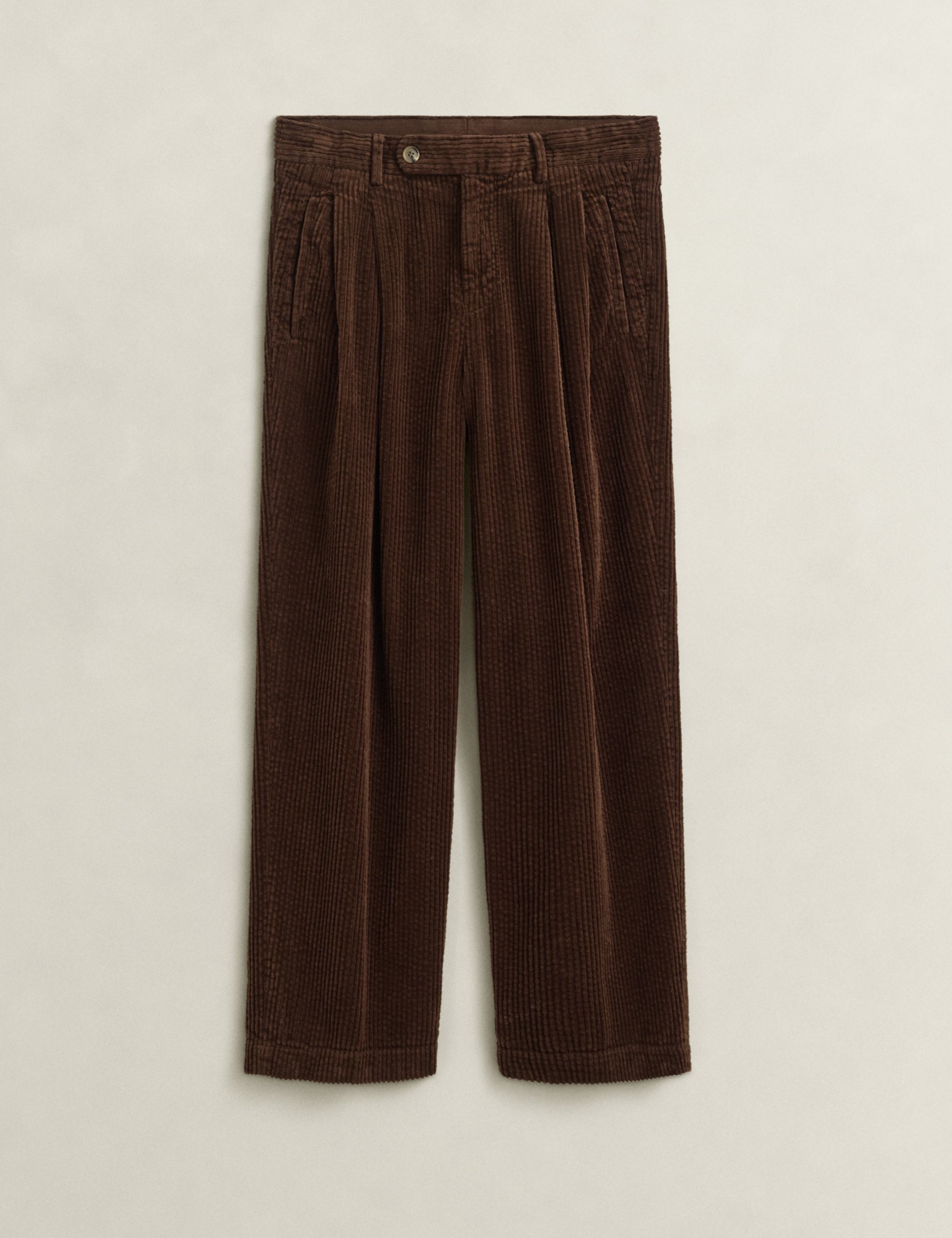 Regular Fit Cotton Rich Corduroy Chinos