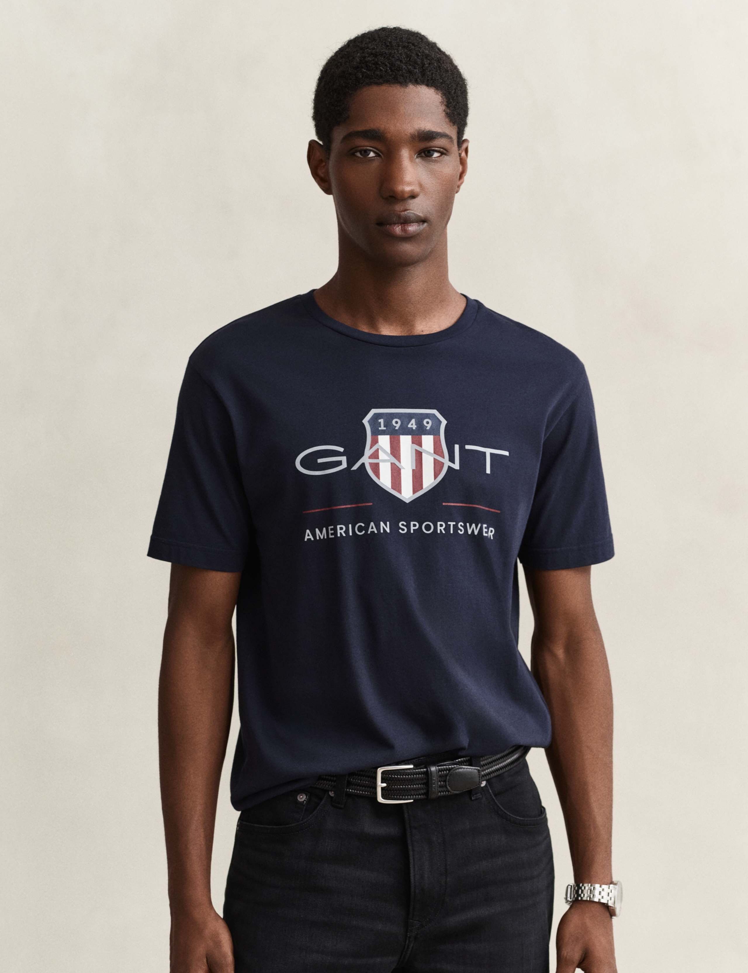 Pure Cotton Archive Shield T-Shirt