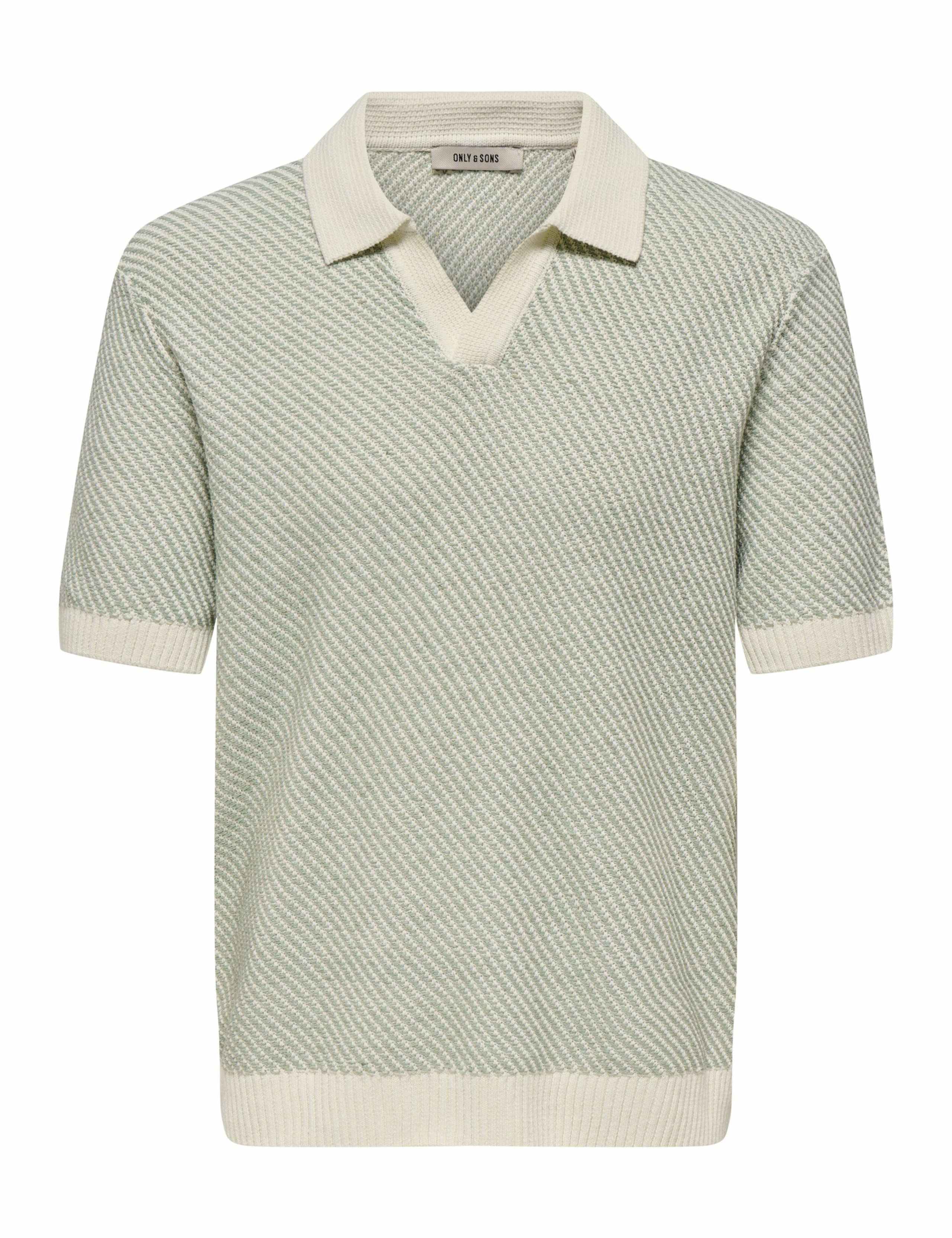 Cotton Rich Textured Knitted Polo Shirt