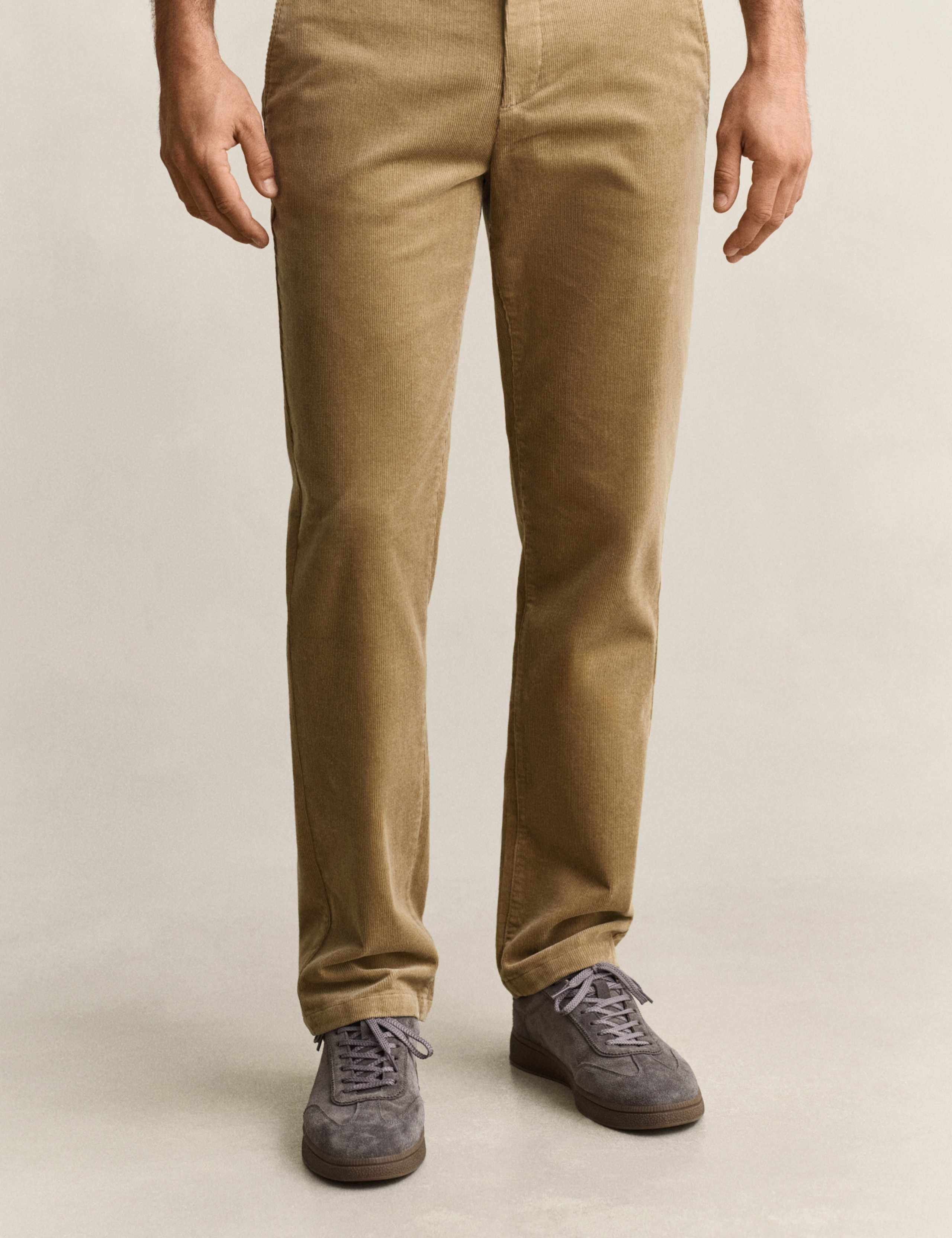 Regular Fit Cotton Rich Corduroy Chinos