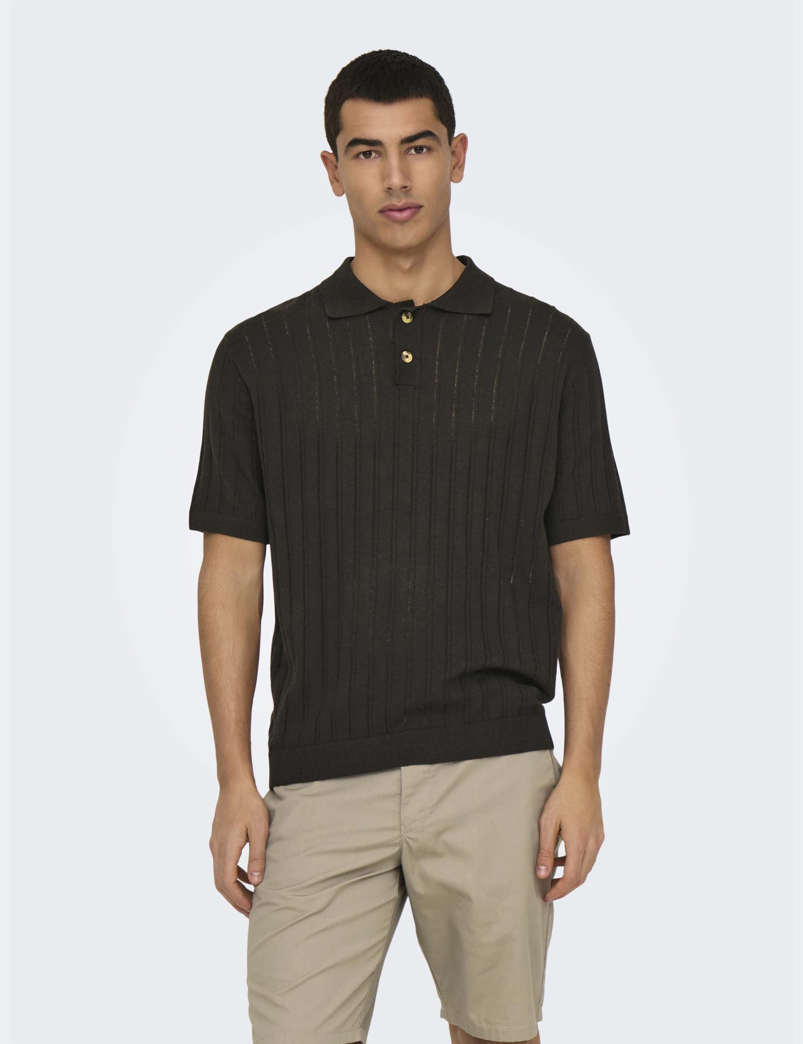 Cotton Rich Knitted Polo Shirt