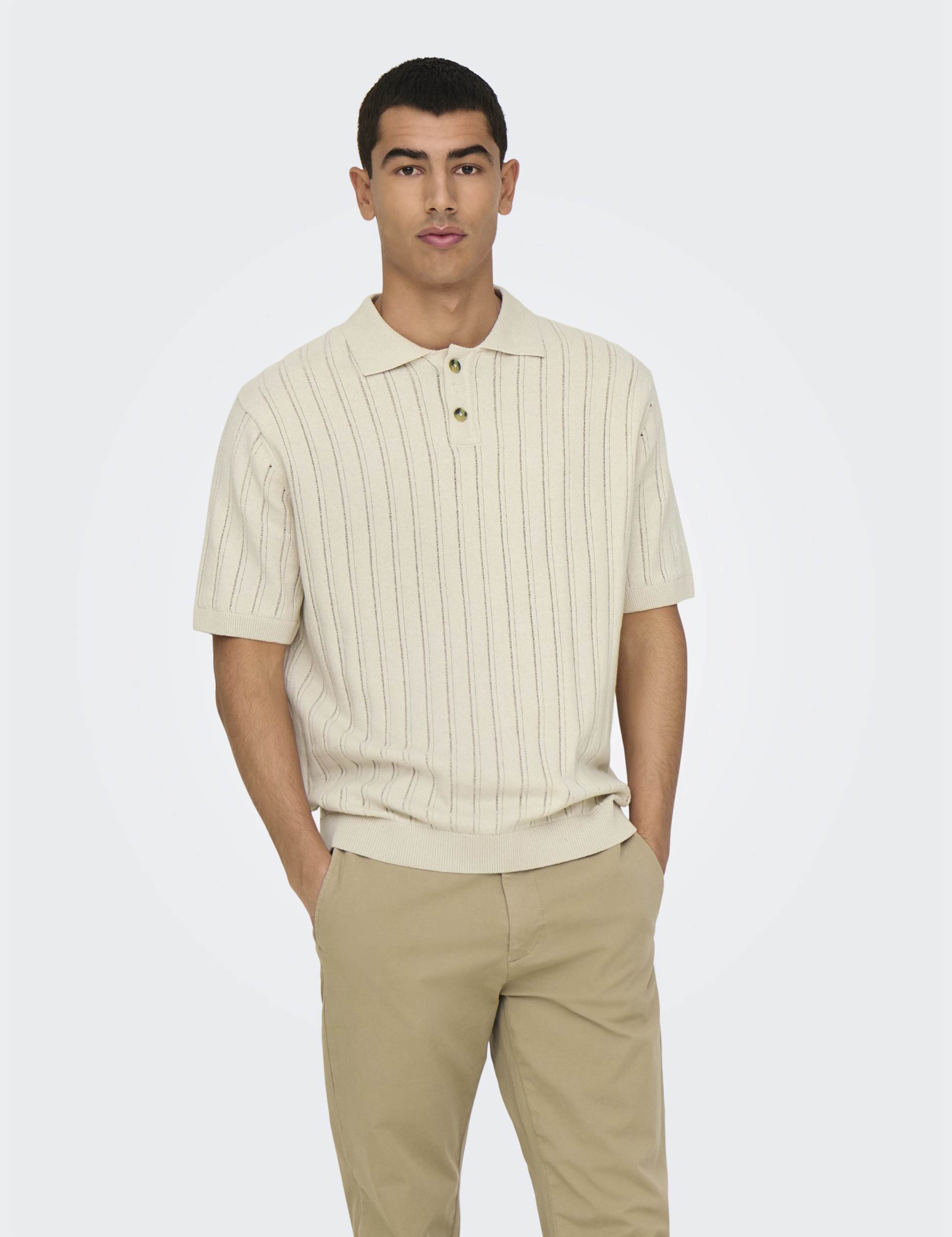 Cotton Rich Knitted Polo Shirt