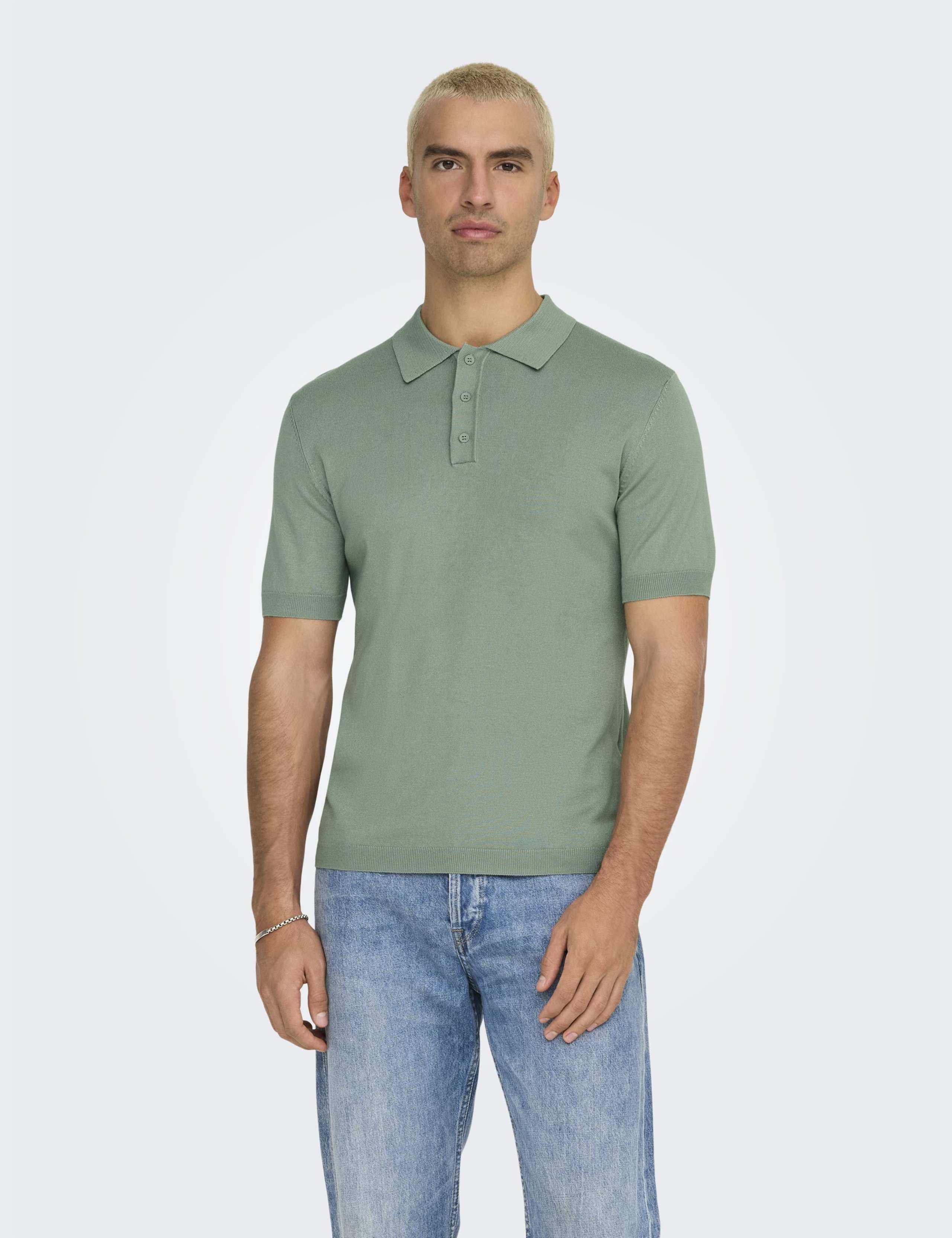 Knitted Polo Shirt