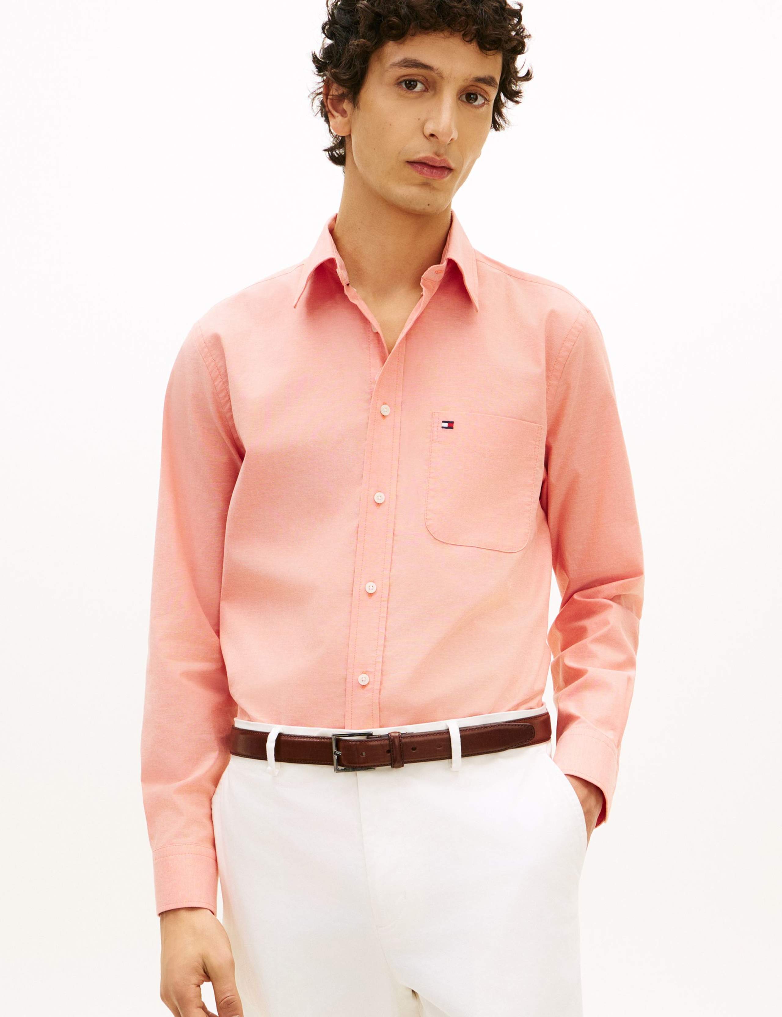 Slim Fit Cotton Rich Oxford Shirt