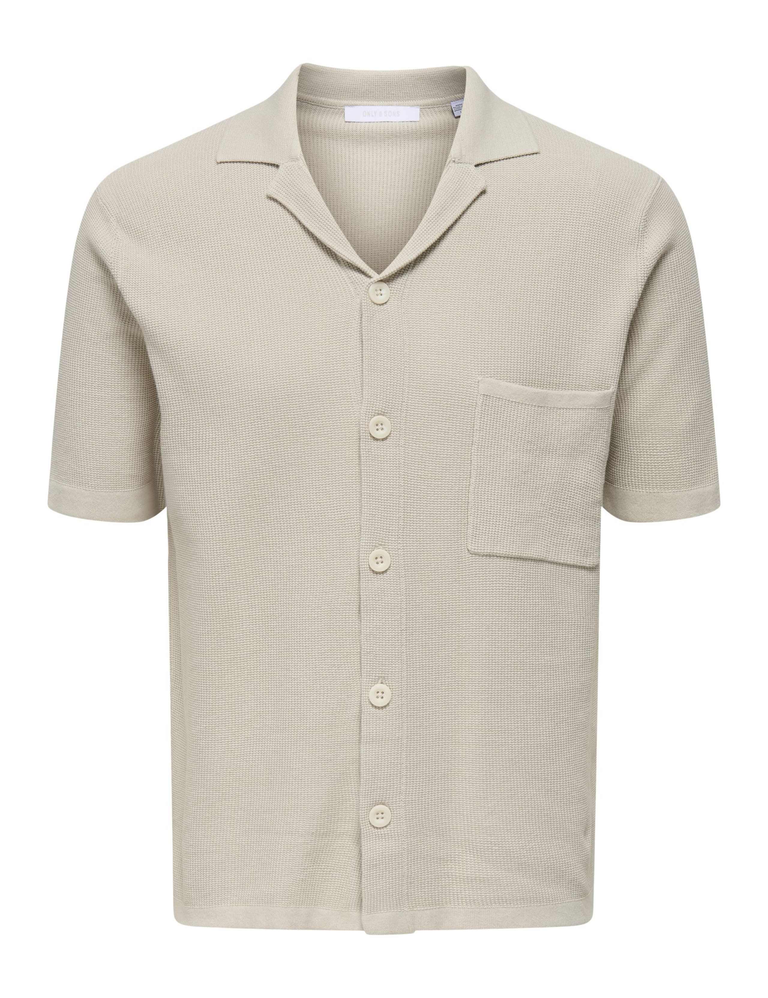 Pure Cotton Knitted Short Sleeve Shirt