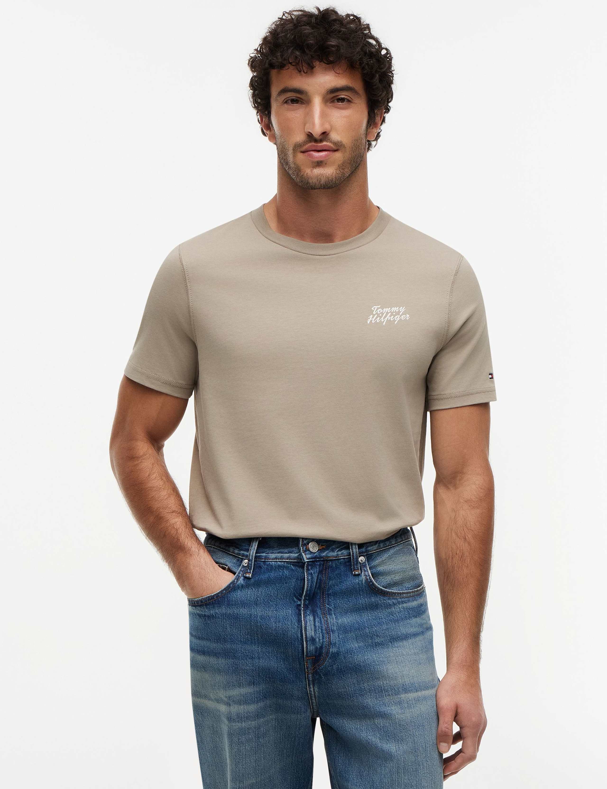 Pure Cotton Embroidered Logo T-Shirt