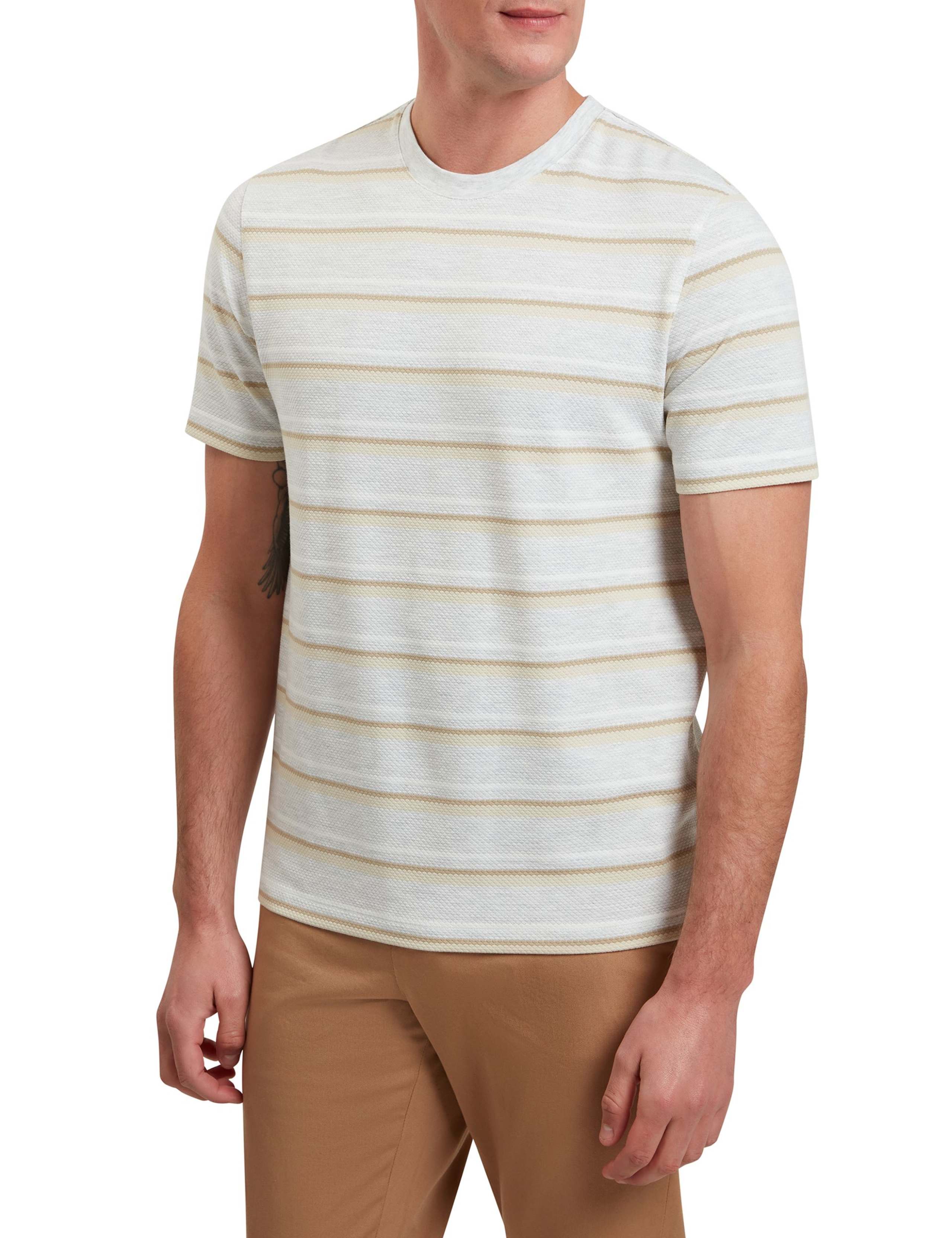 Textured Striped T-Shirt