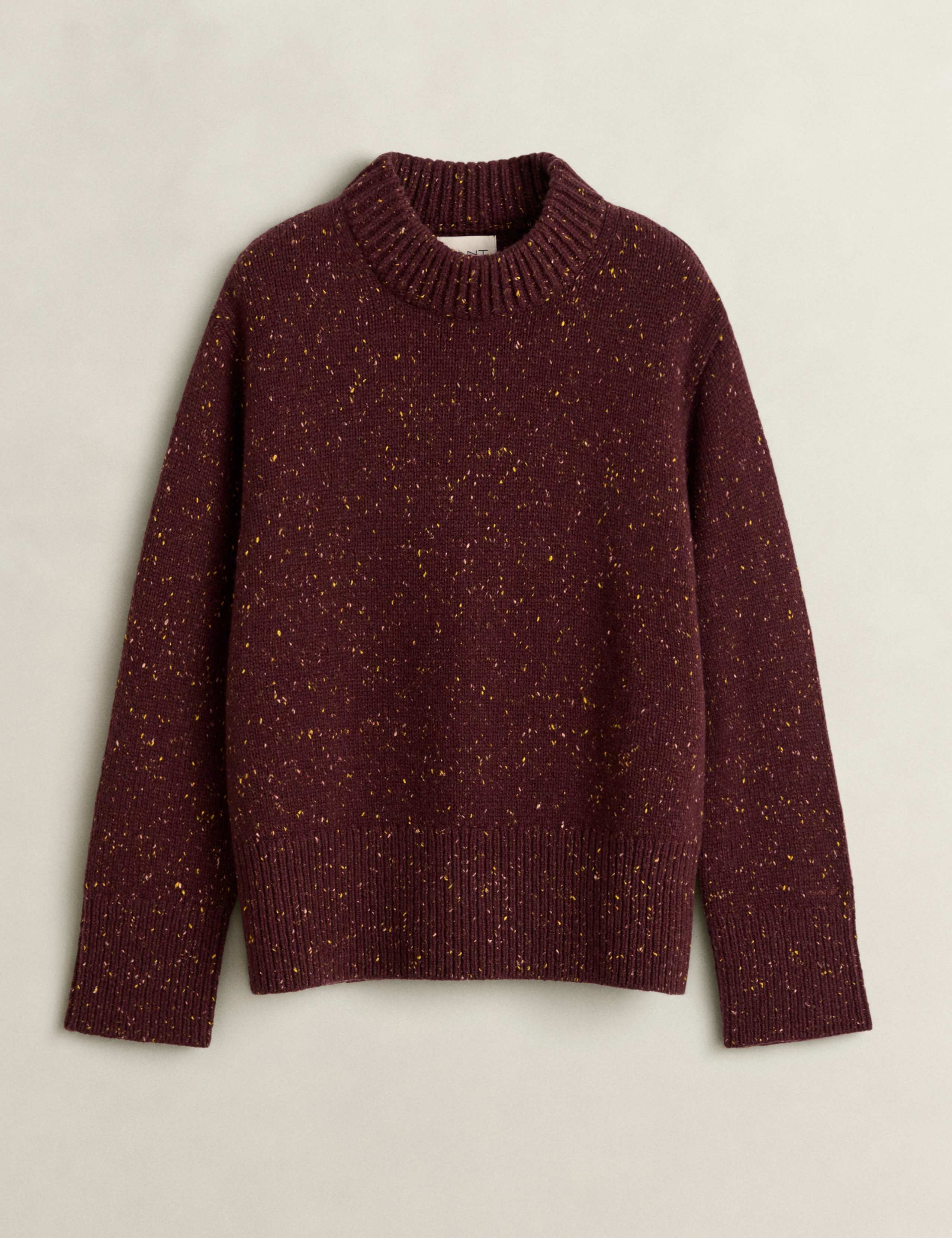 Wool Rich Textured Relaxed Jumper