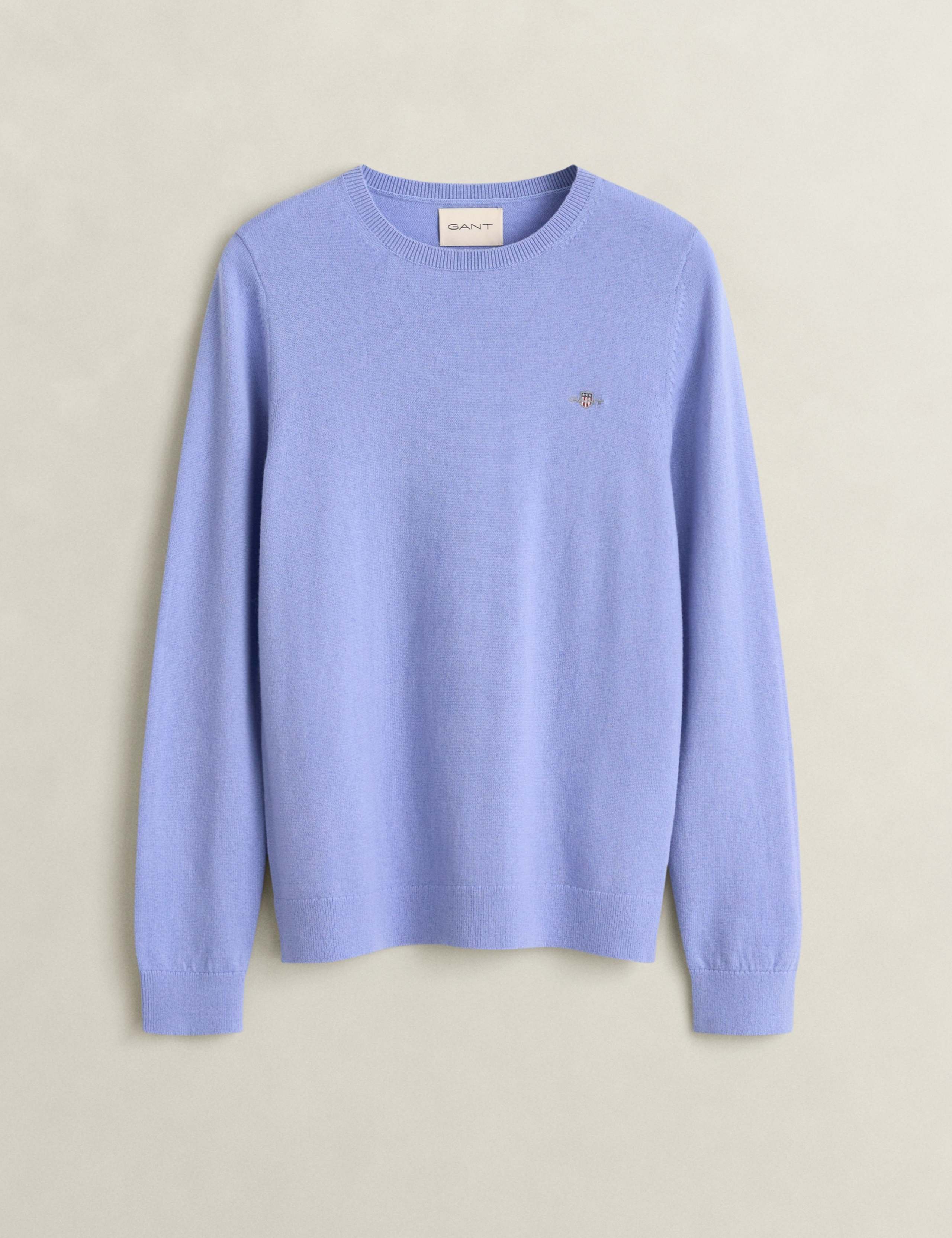 Merino Wool Rich Crew Neck Jumper