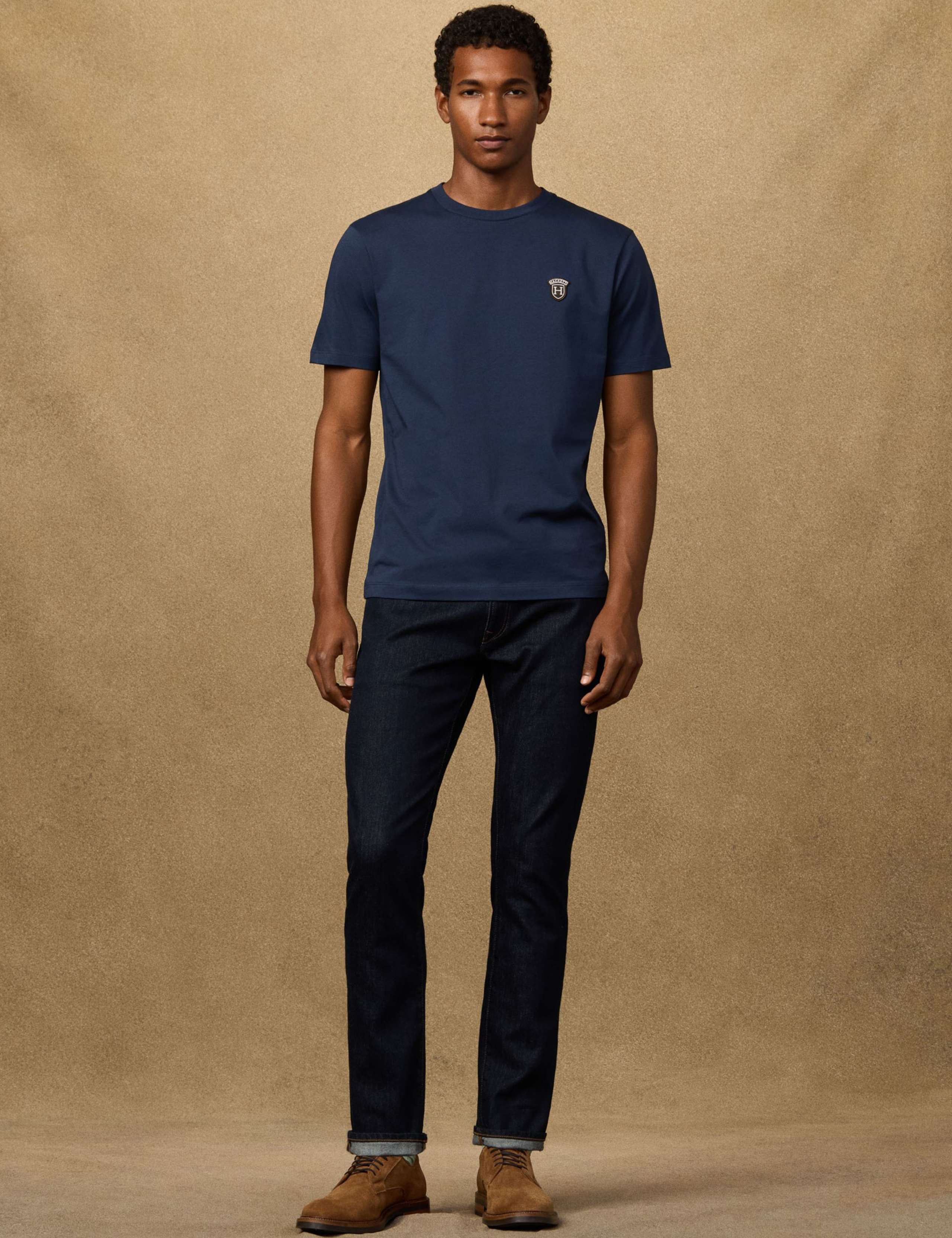 Pure Cotton Crew Neck T-Shirt