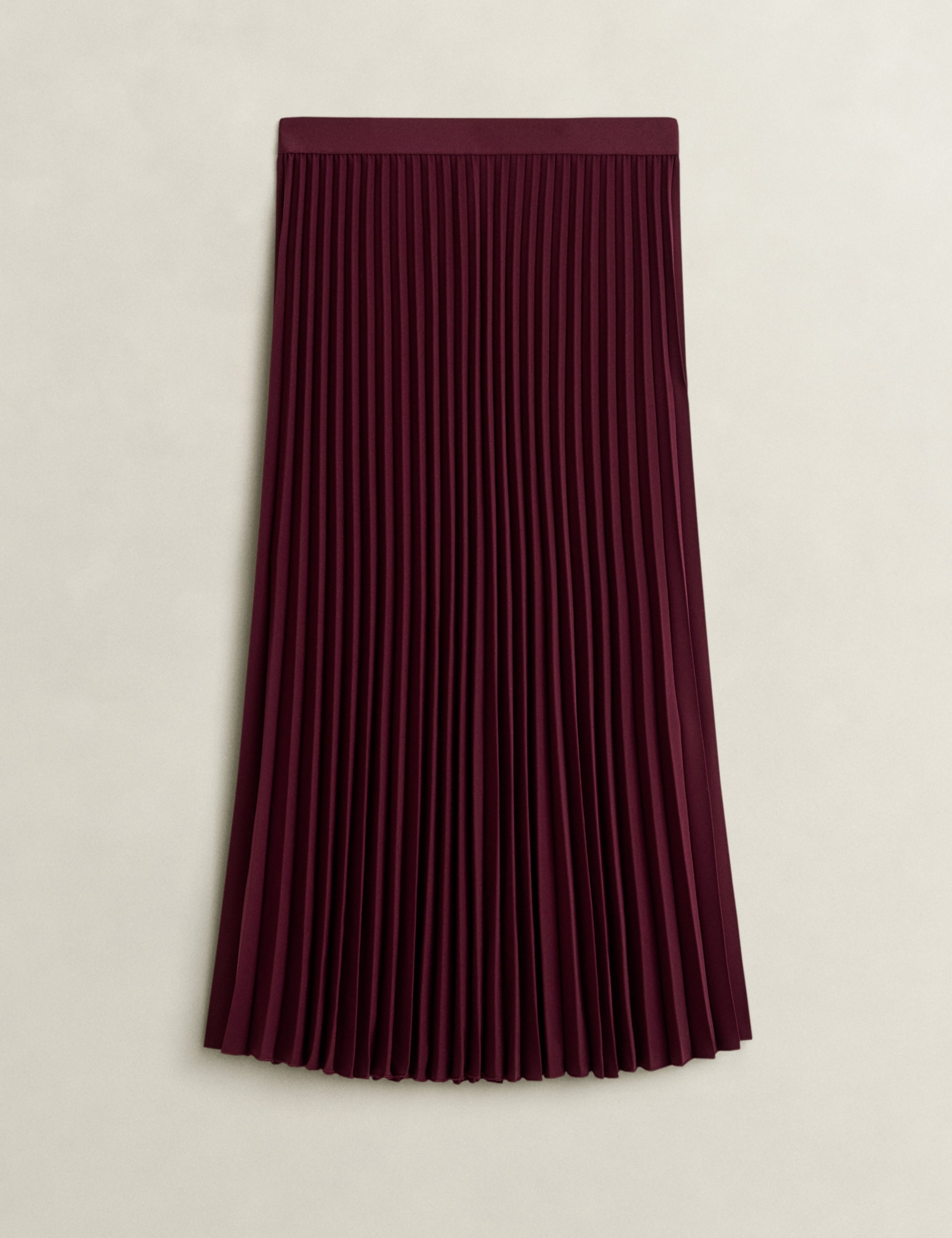 Pleated Midi Skirt