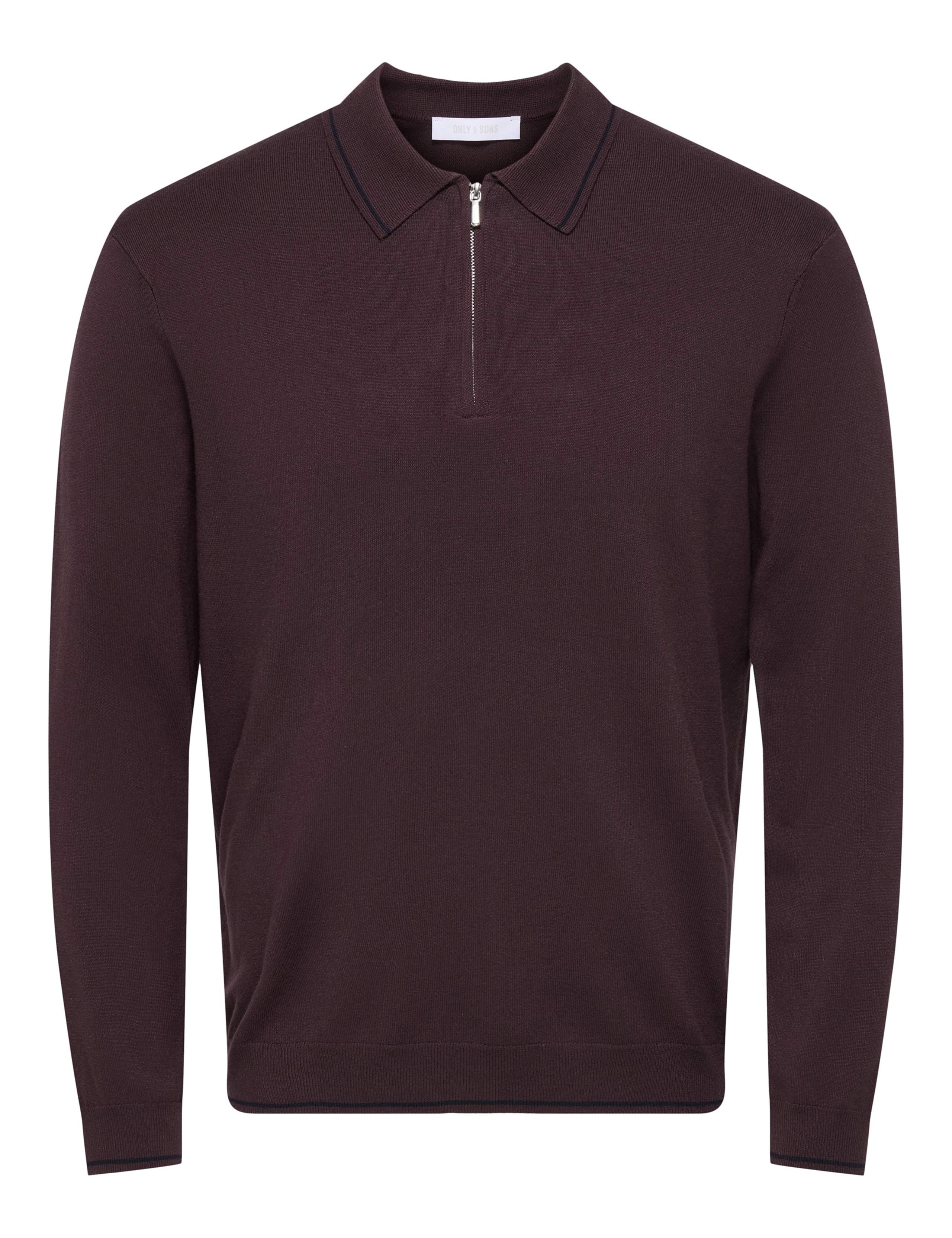 Tipped Half Zip Jumper