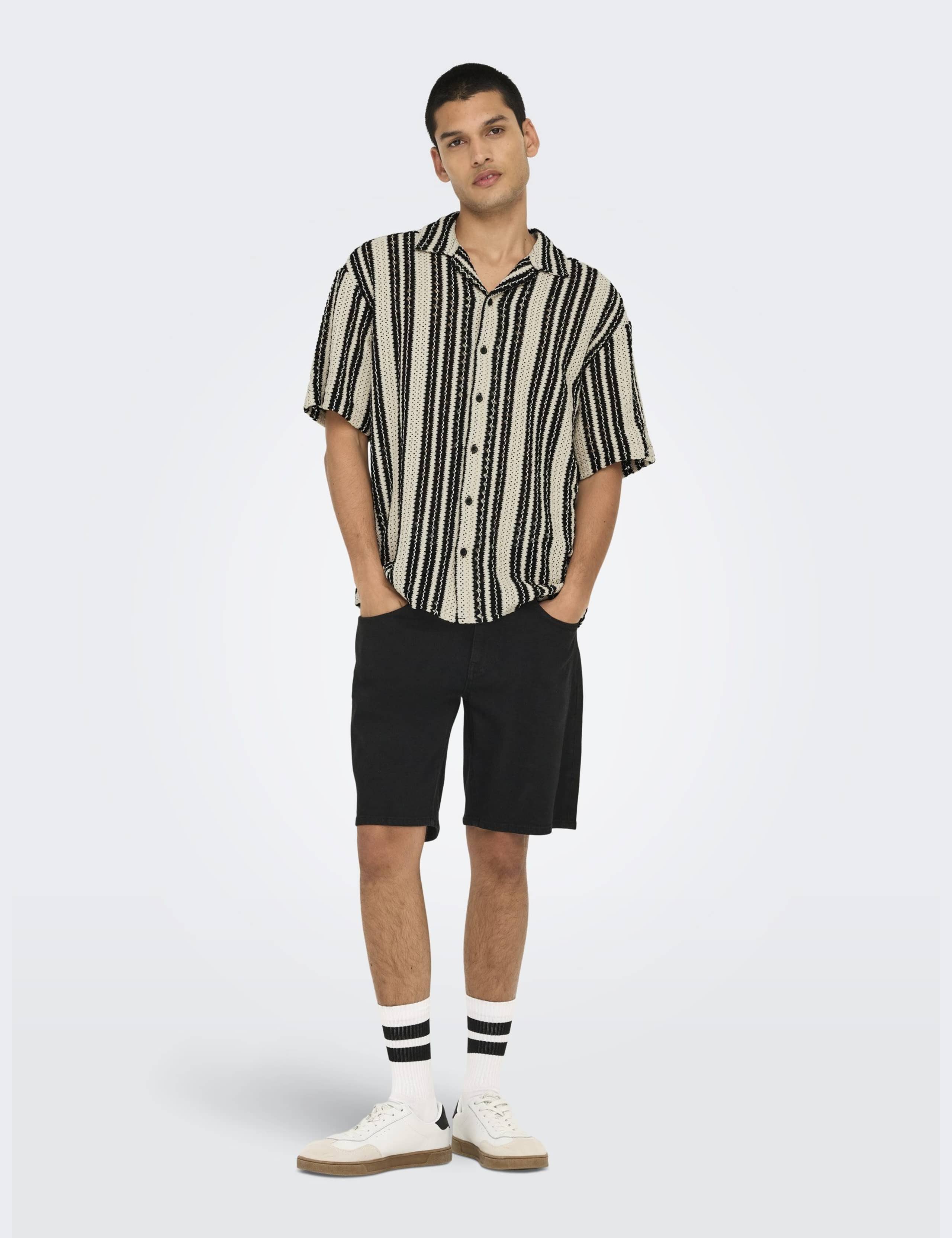 Cotton Blend Knitted Shirt