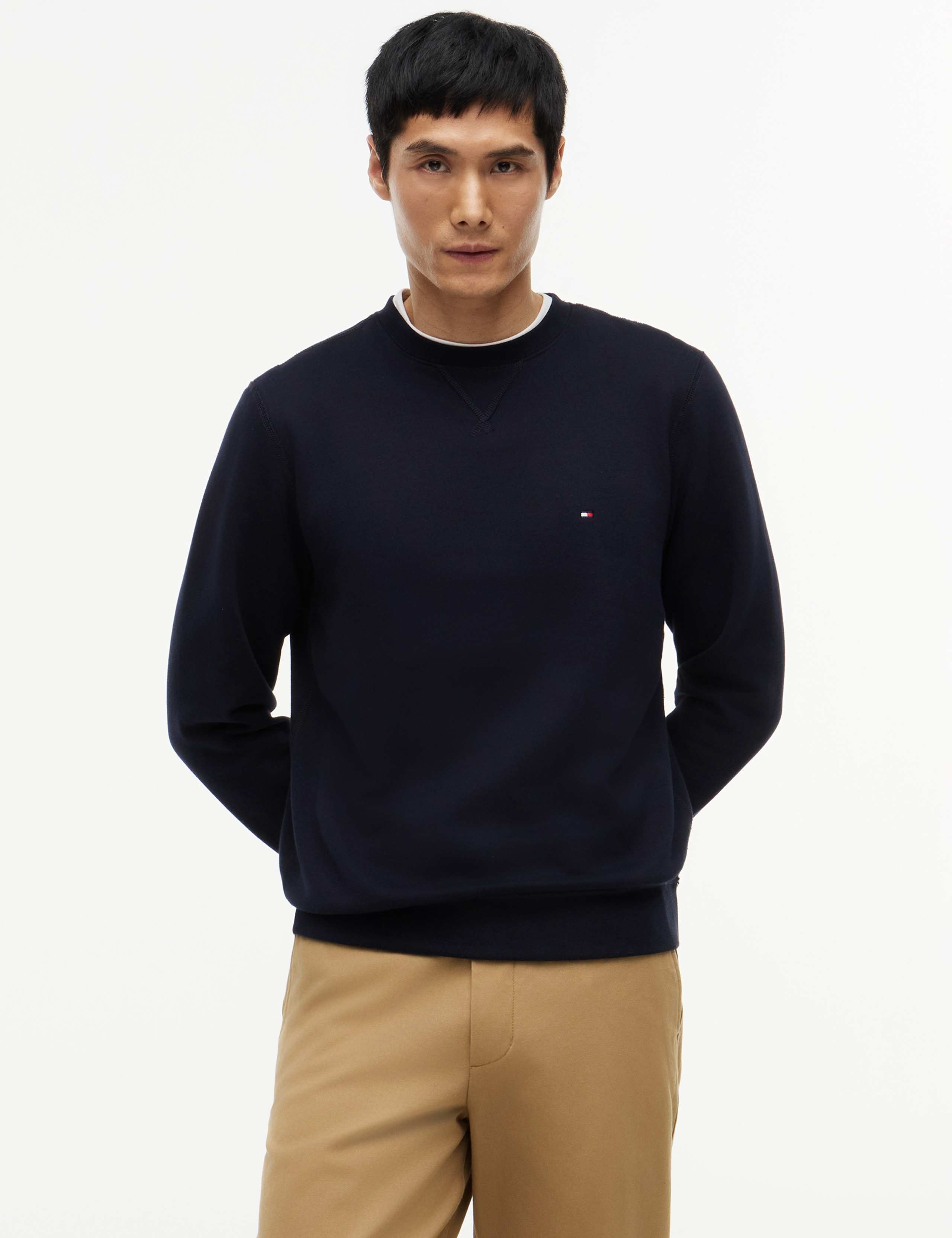 Cotton Rich Crew Neck Sweatshirt