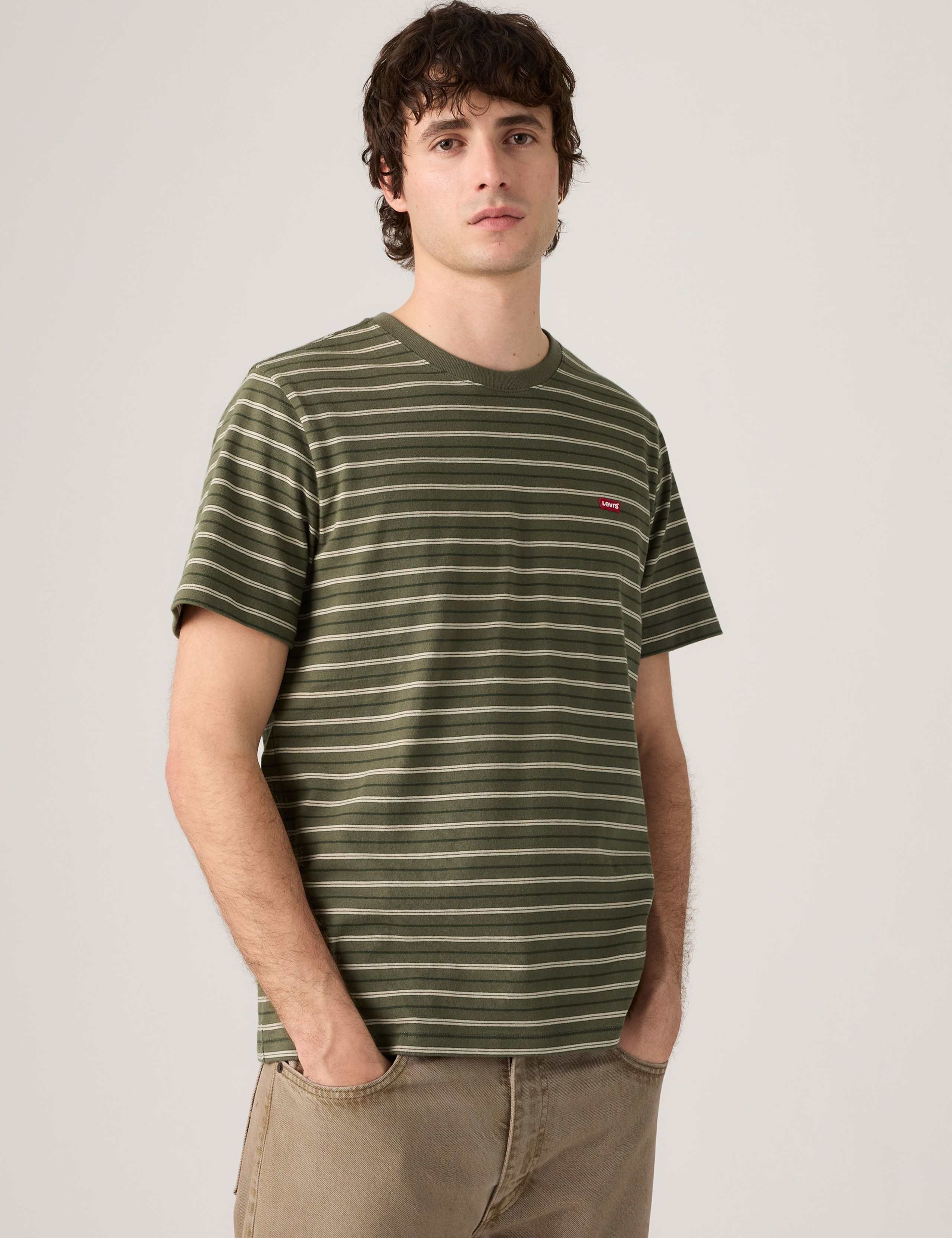 Original Housemark Pure Cotton Striped T-Shirt