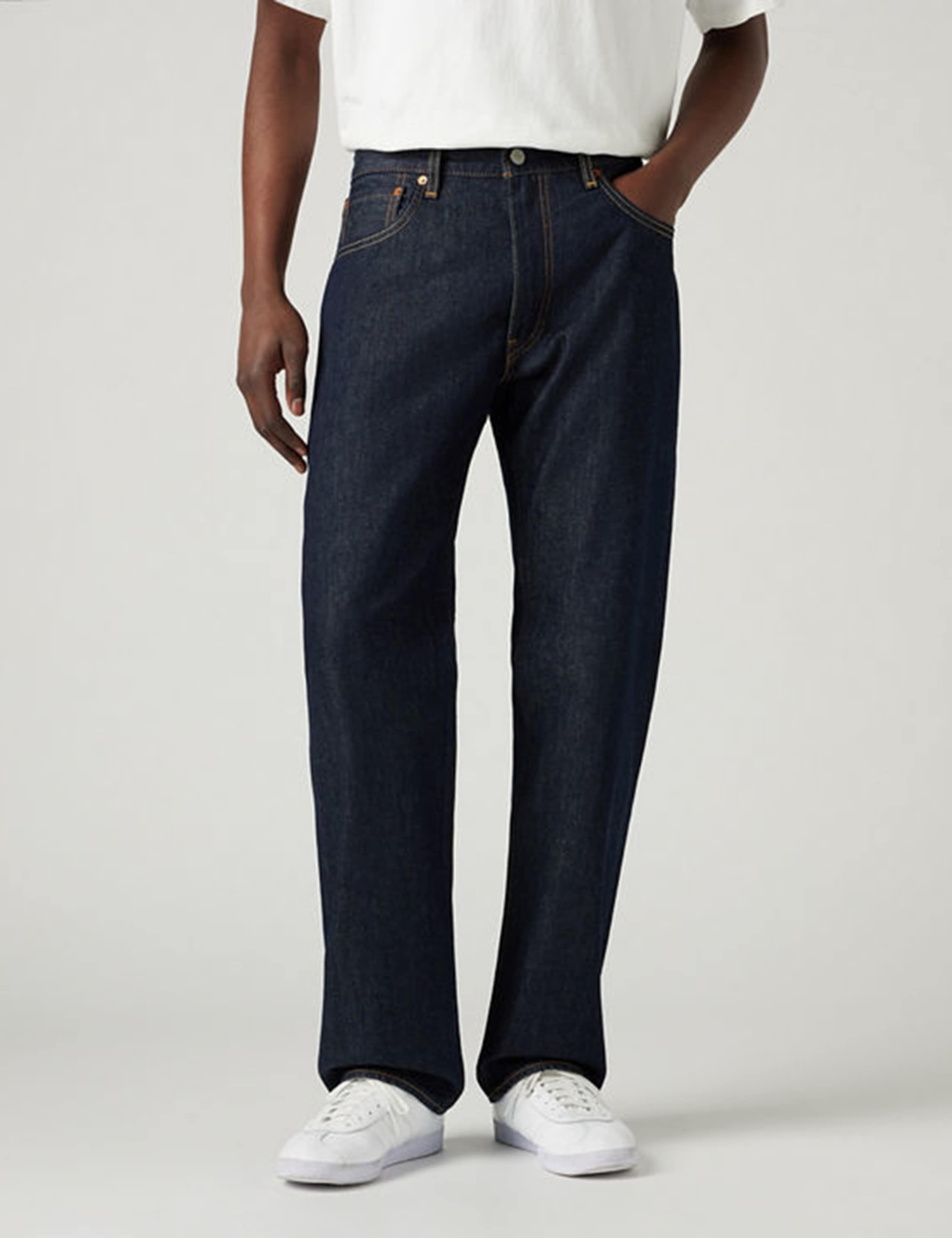 555 Relaxed Straight Leg 5 Pocket Jeans