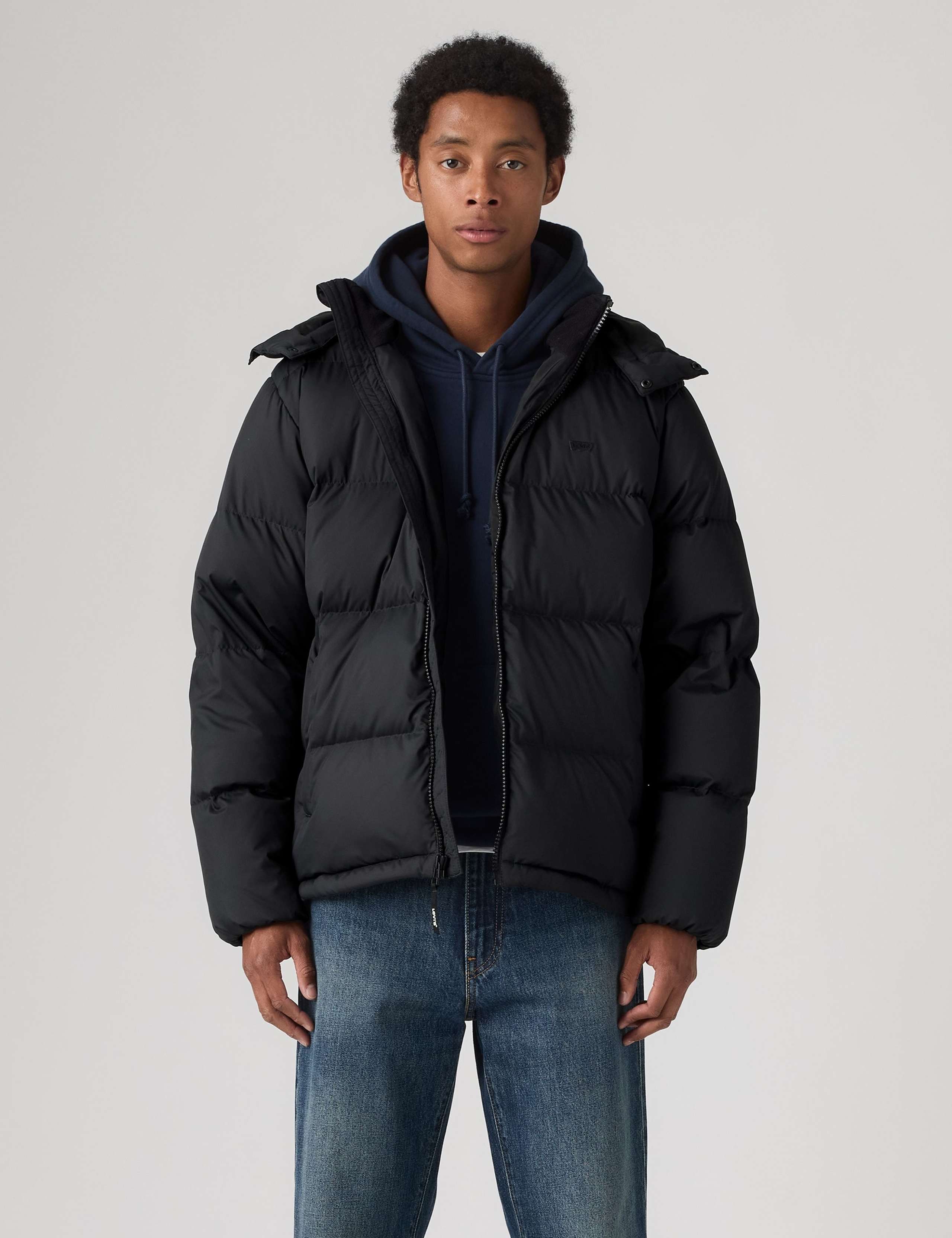 Regular Fit Padded Hooded Puffer Jacket