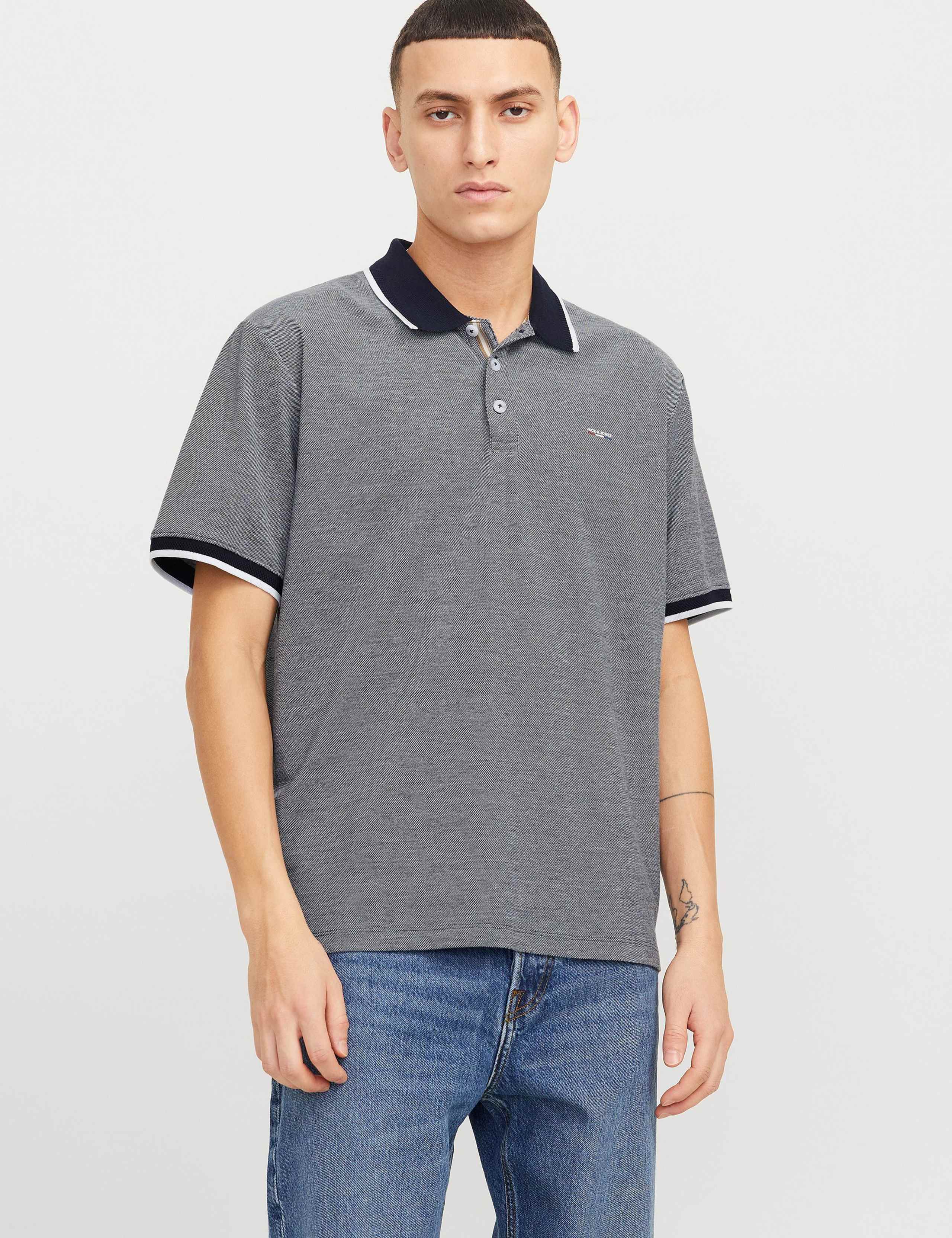 Cotton Blend Polo Shirt