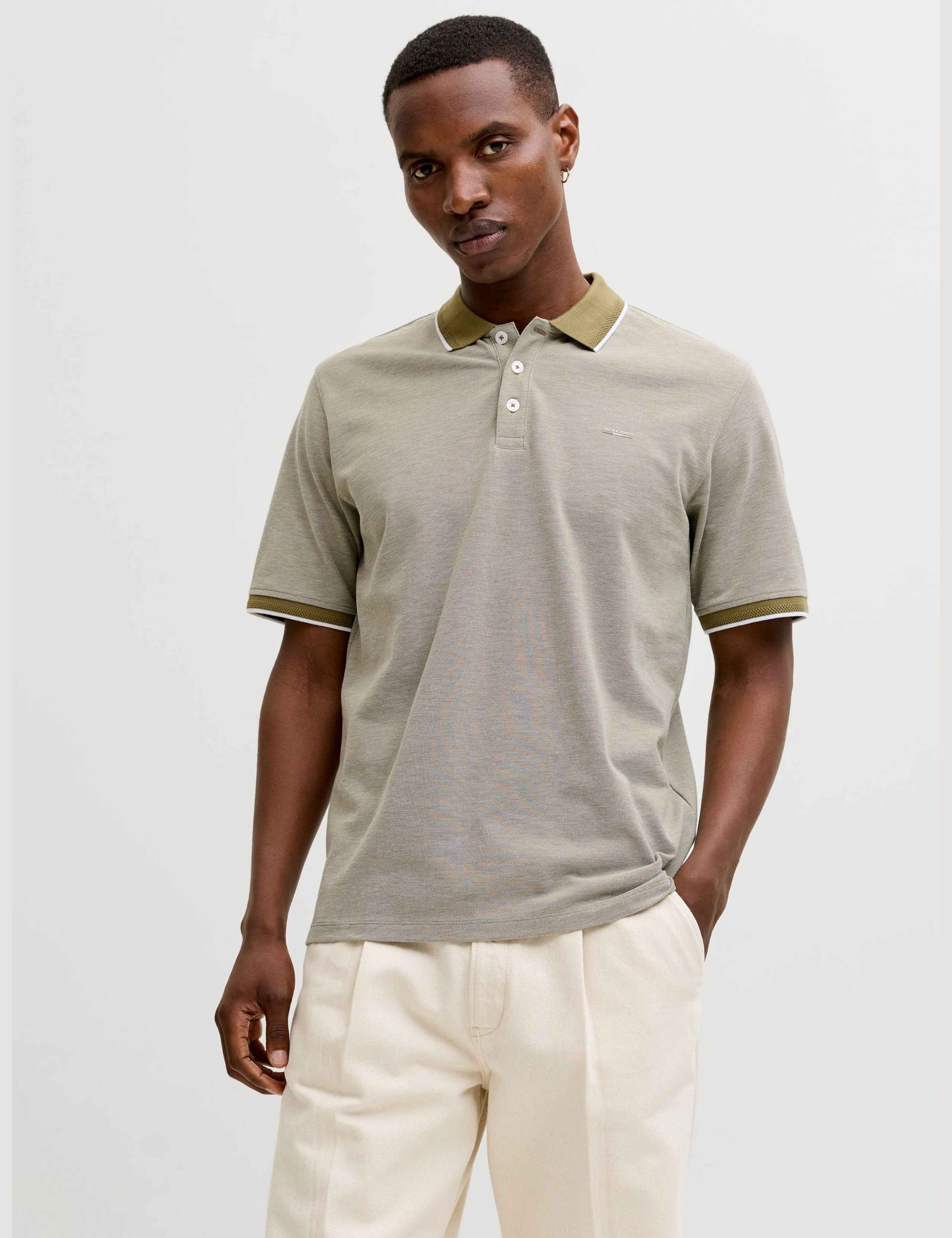 Cotton Blend Polo Shirt
