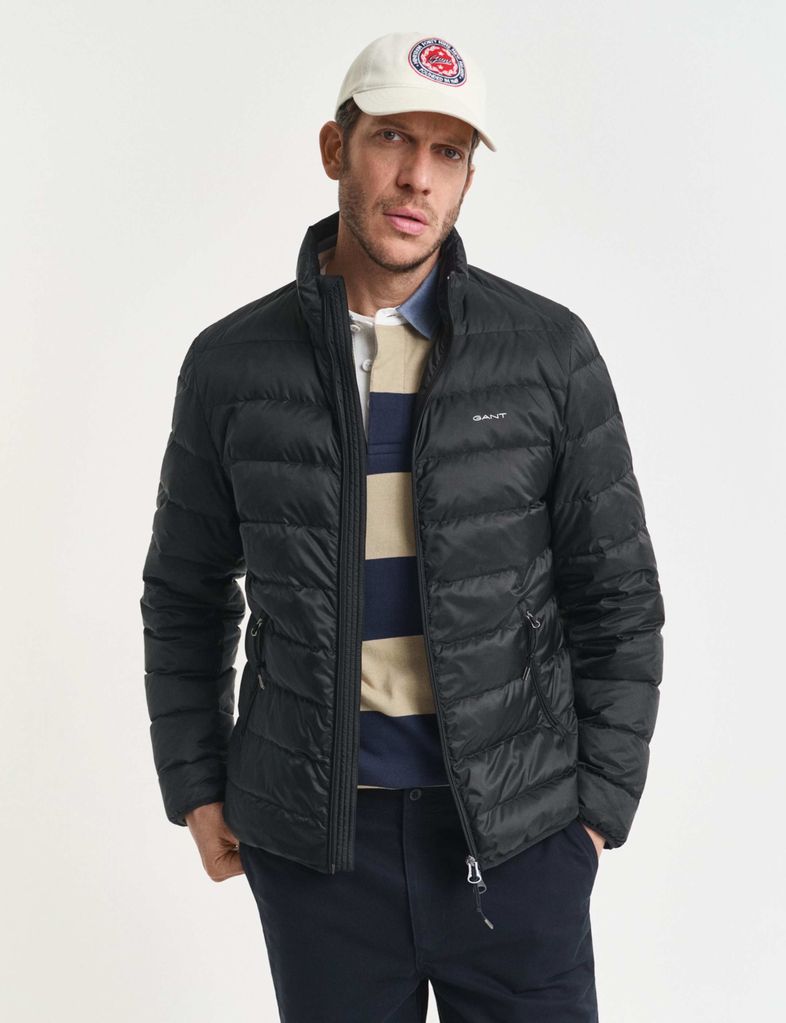 Feather & Down Lightweight Puffer Jacket