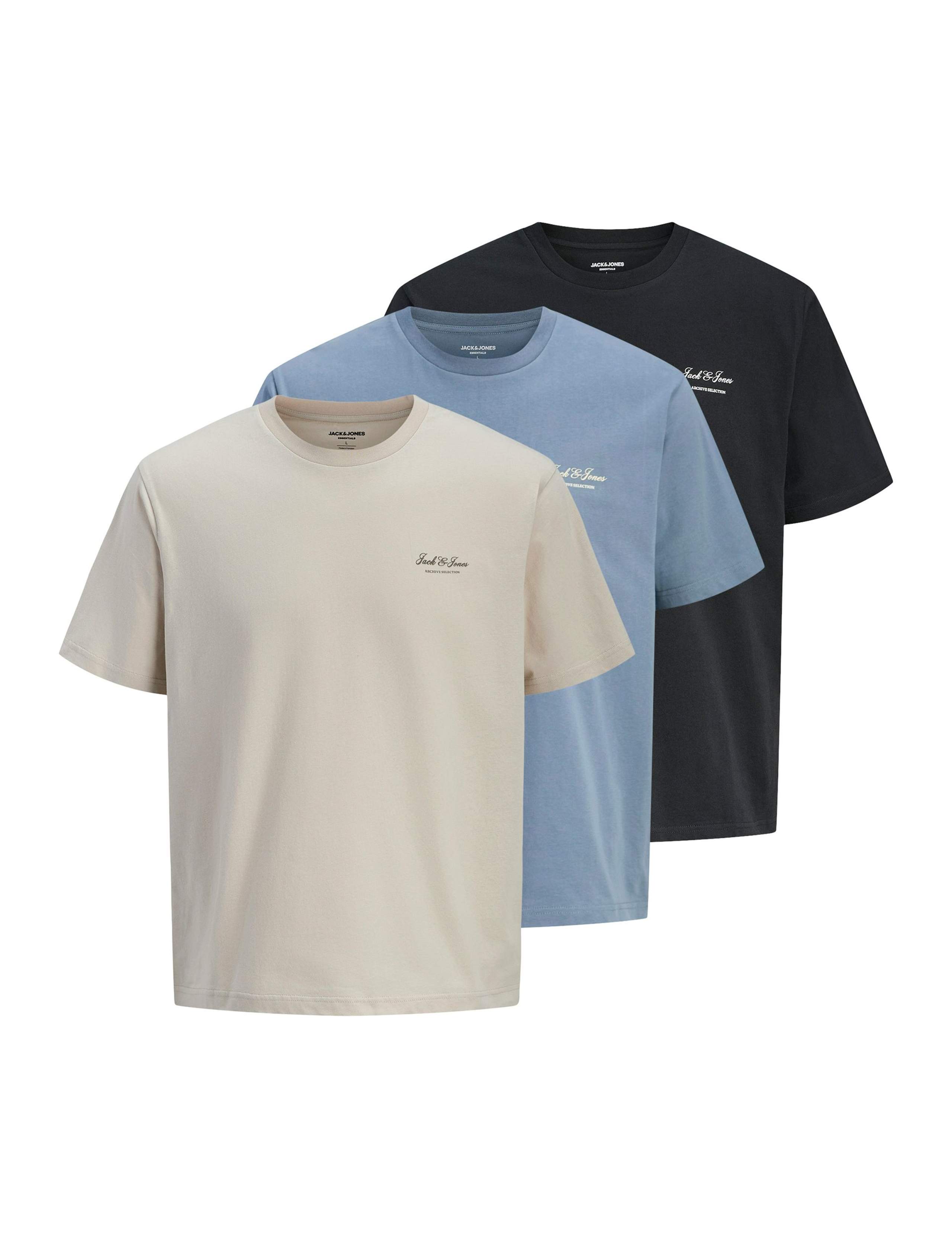 3pk Pure Cotton T-Shirts