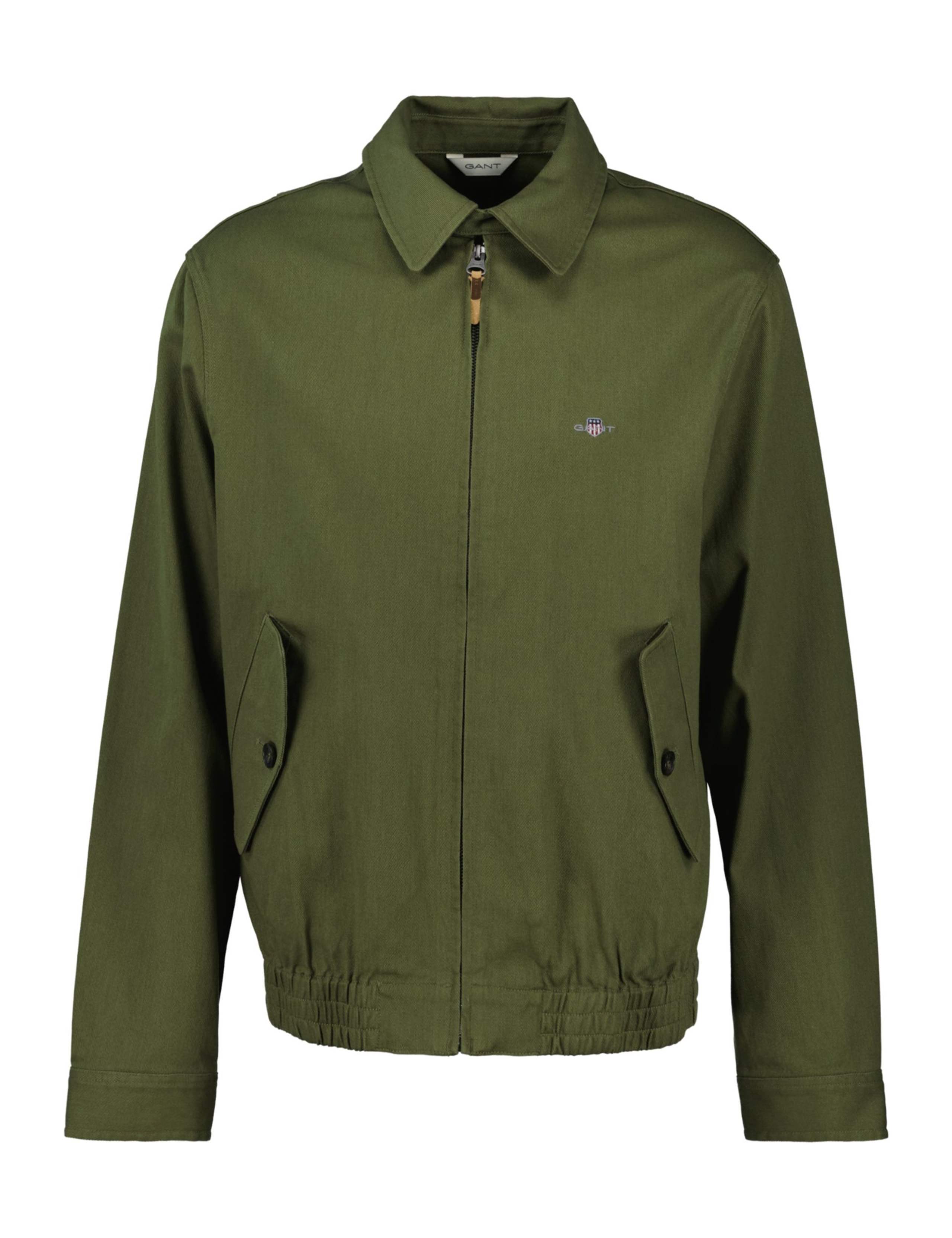 Pure Cotton Twill Harrington Jacket