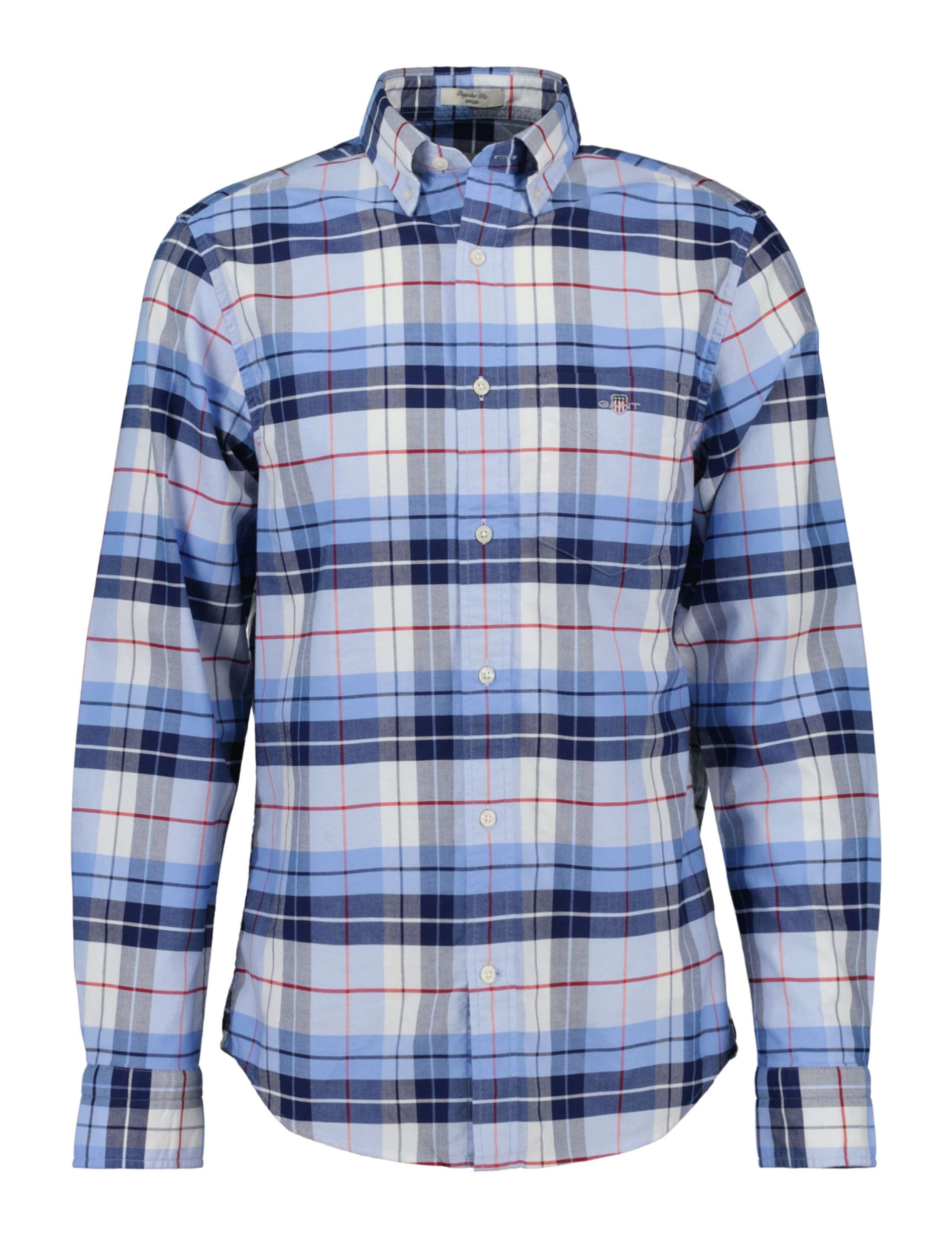 Regular Fit Pure Cotton Check Oxford Shirt