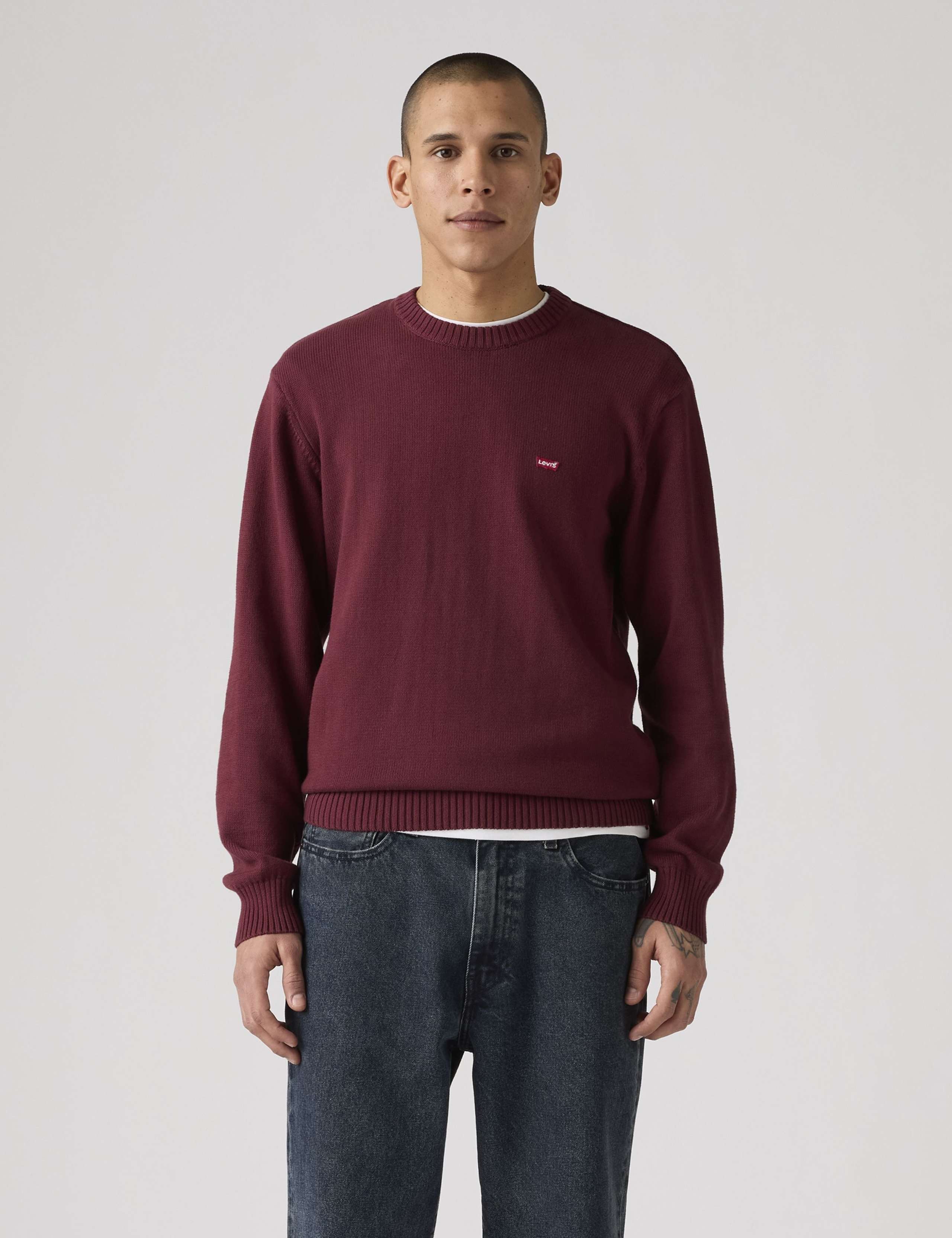 Pure Cotton Crew Neck Sweatshirt