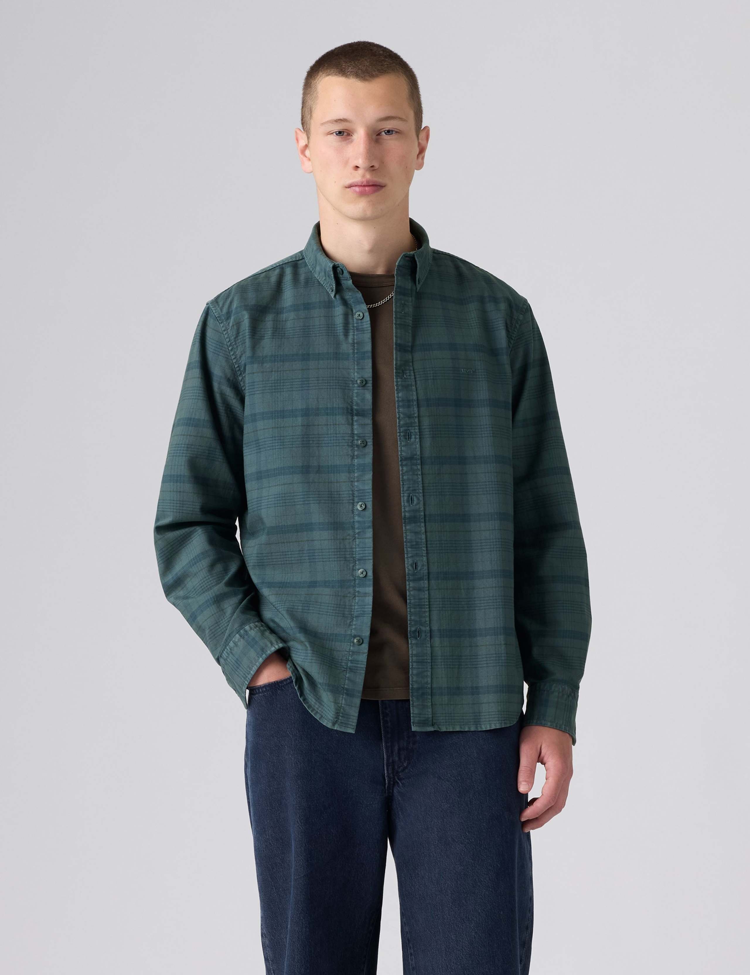 Regular Fit Pure Cotton Checked Shirt