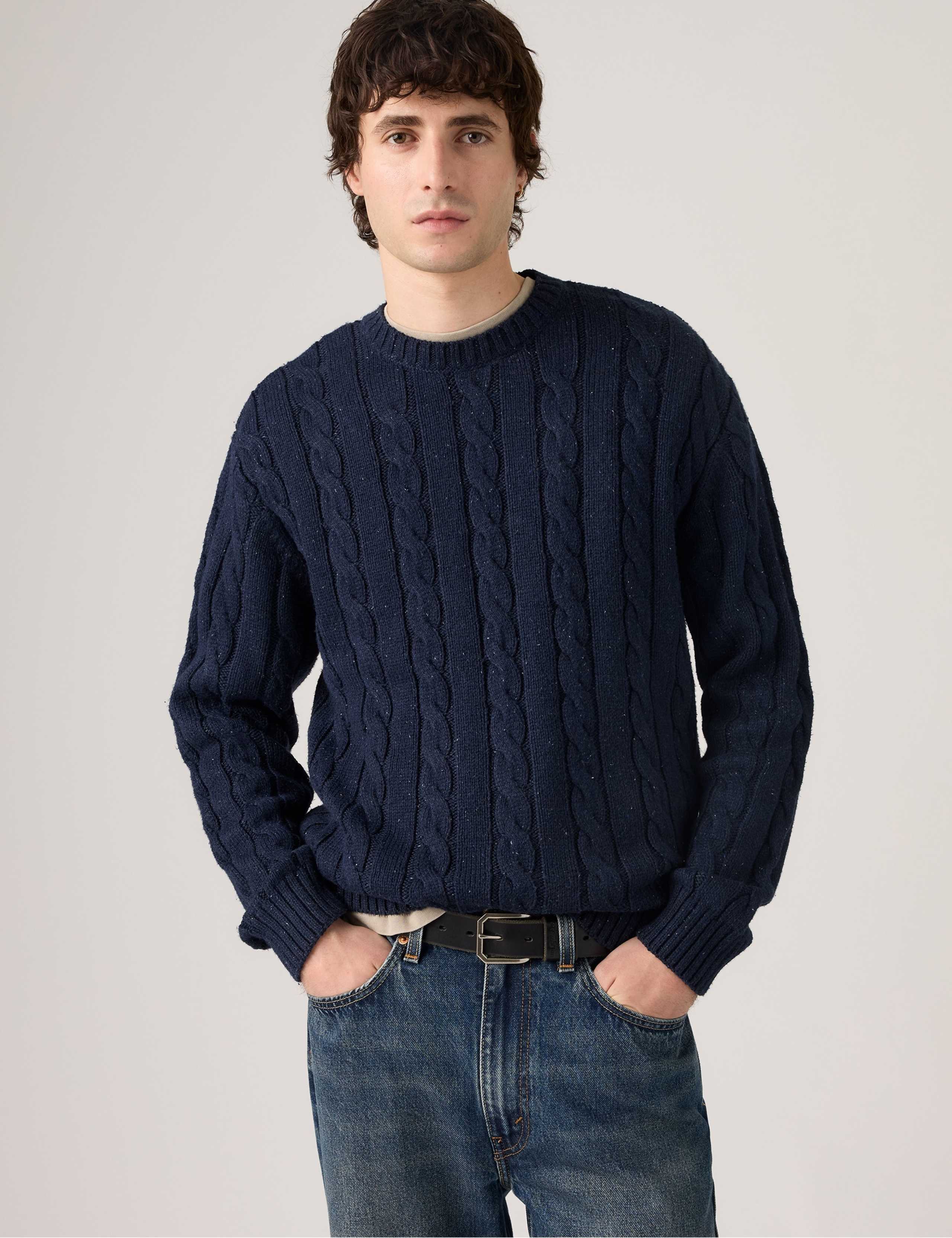 Laurel Cable Knit Crew Neck Jumper