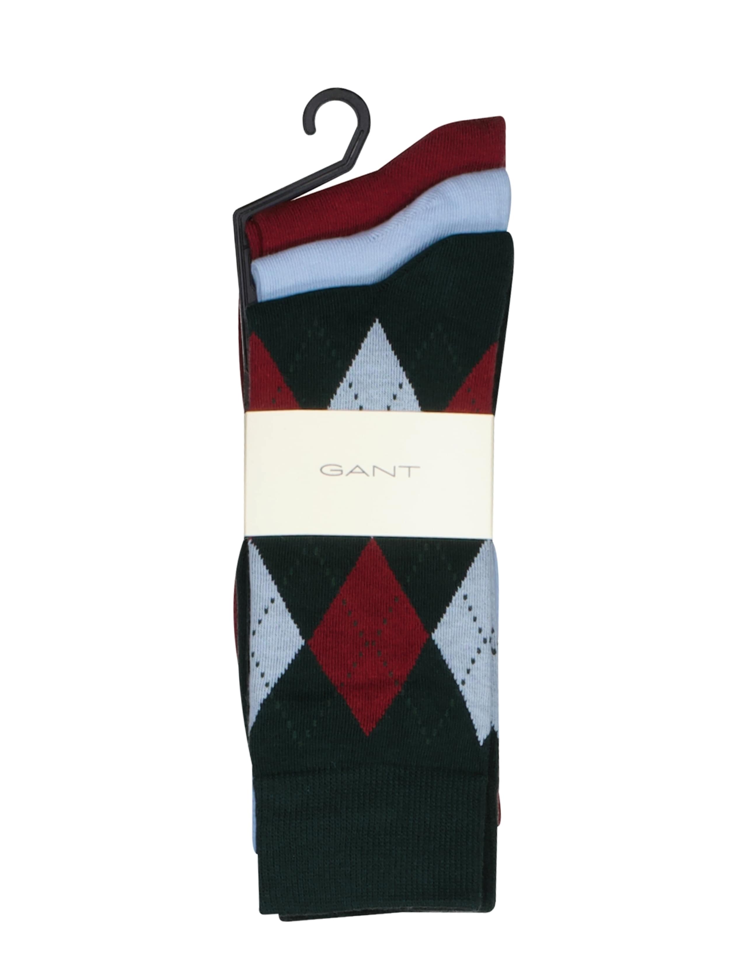 3 Pack Argyle Cotton Rich Socks
