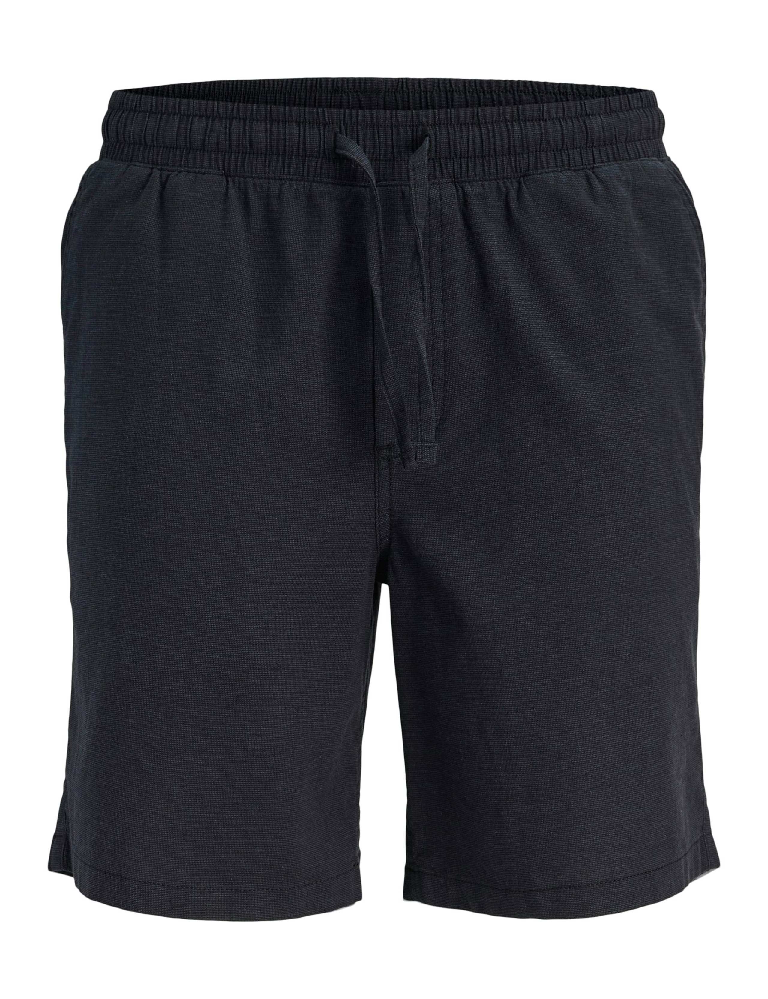 Cotton Linen Blend Shorts