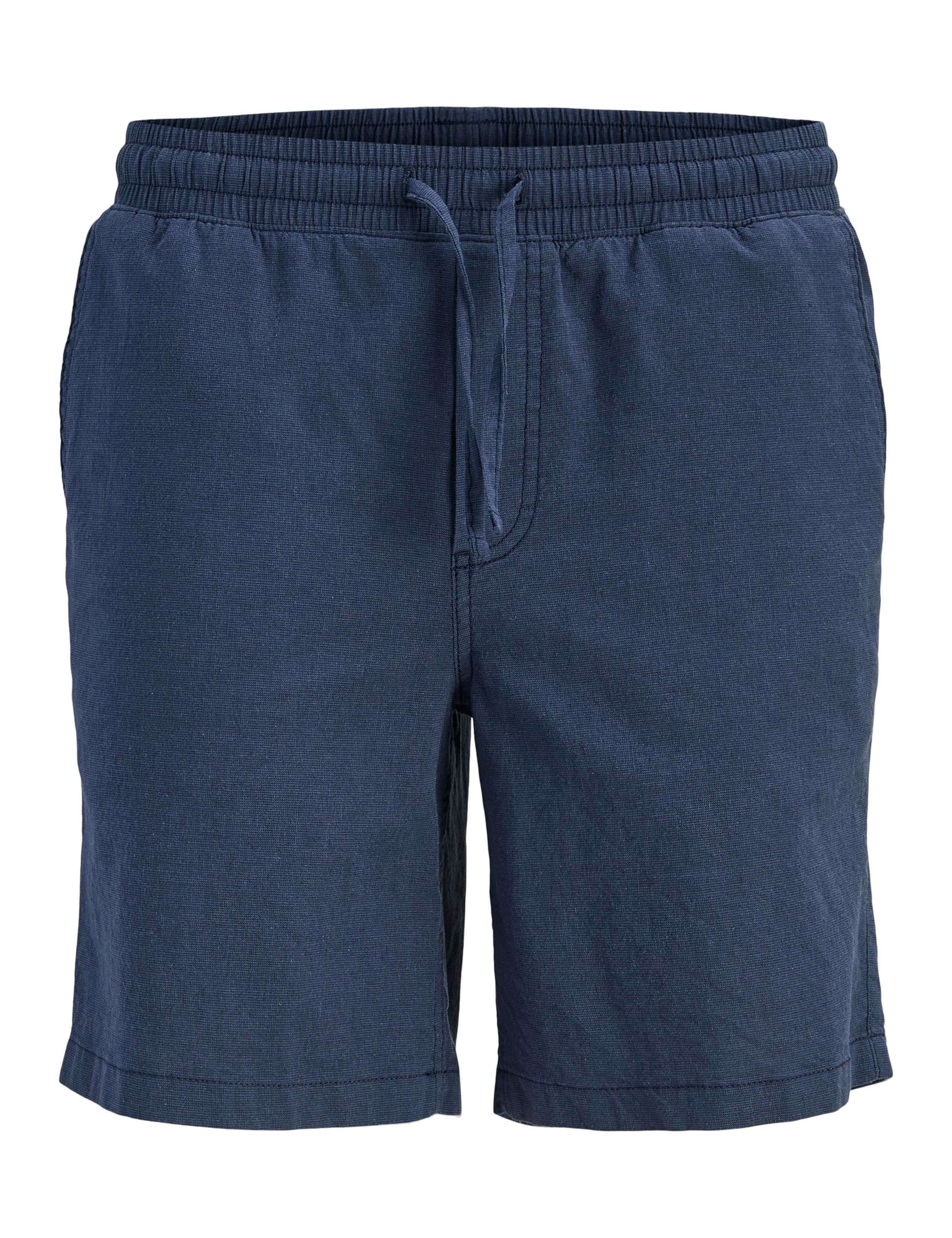 Cotton Linen Blend Shorts