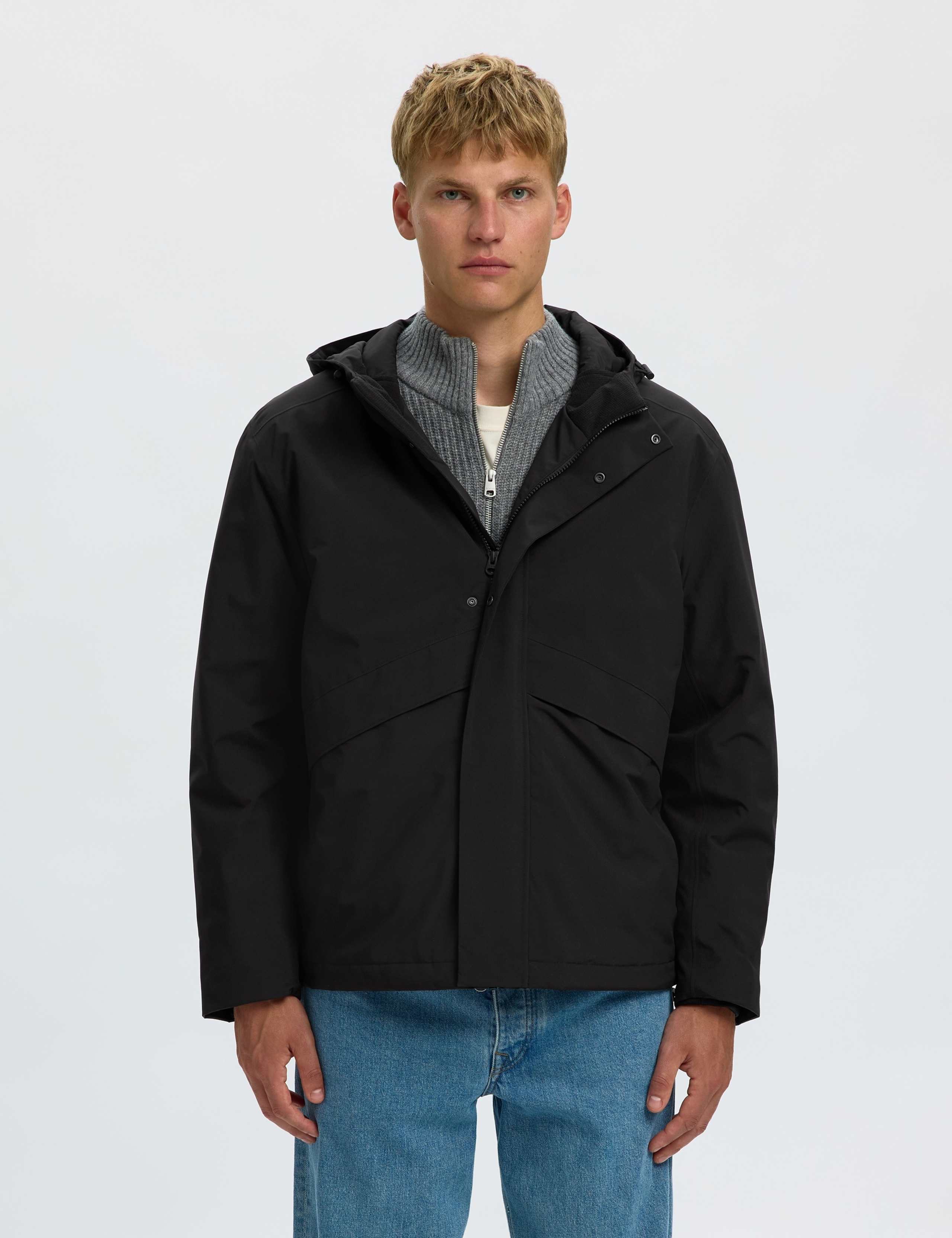 Hooded Technical Jacket