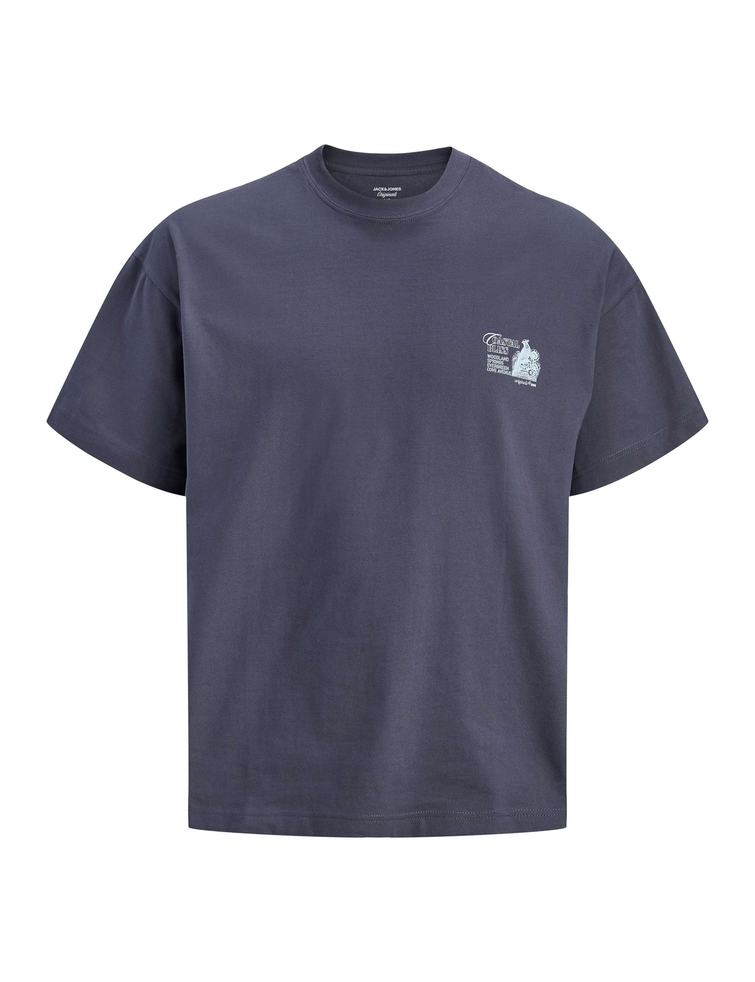 Pure Cotton Flower Graphic T-Shirt