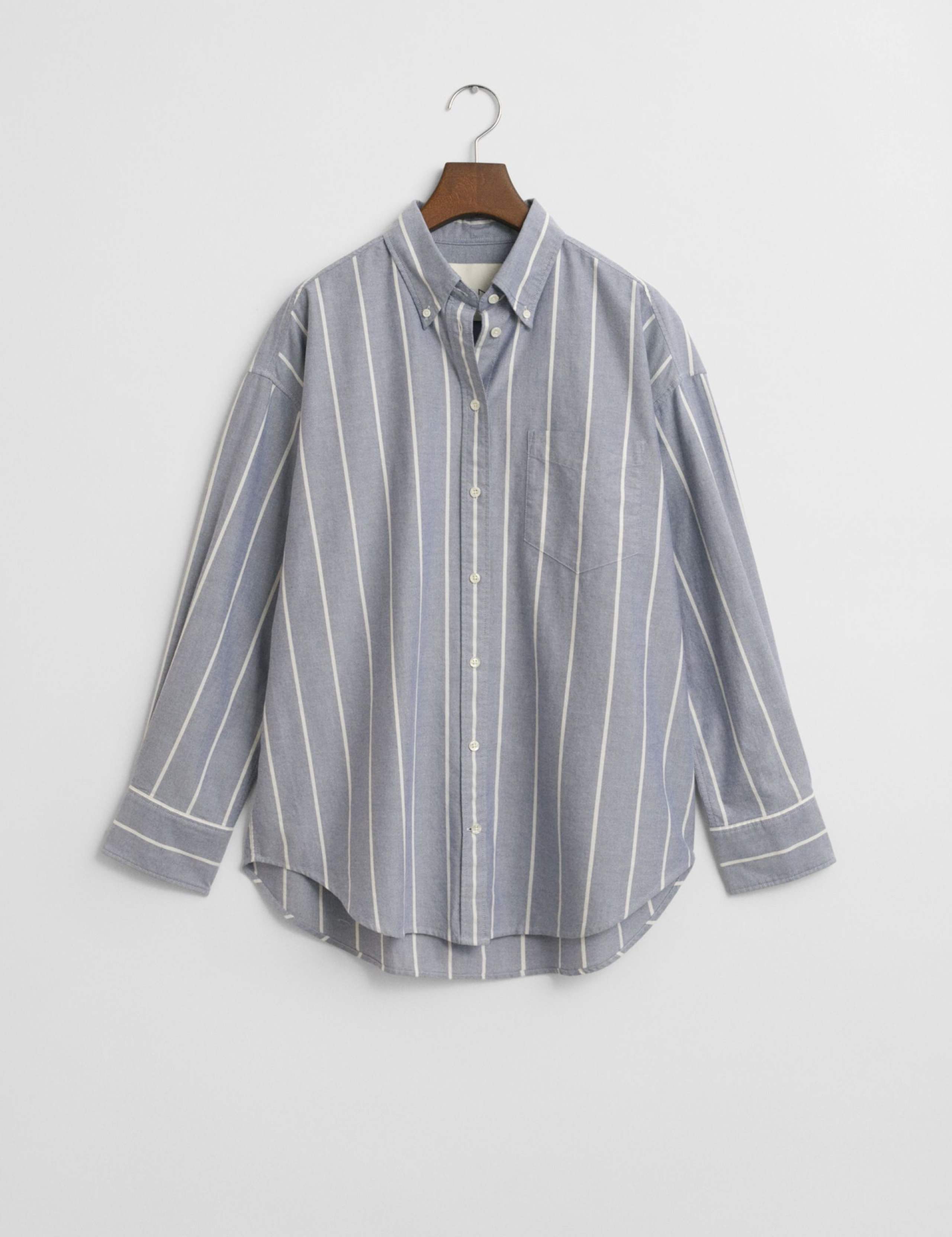 Pure Cotton Striped Oxford Shirt