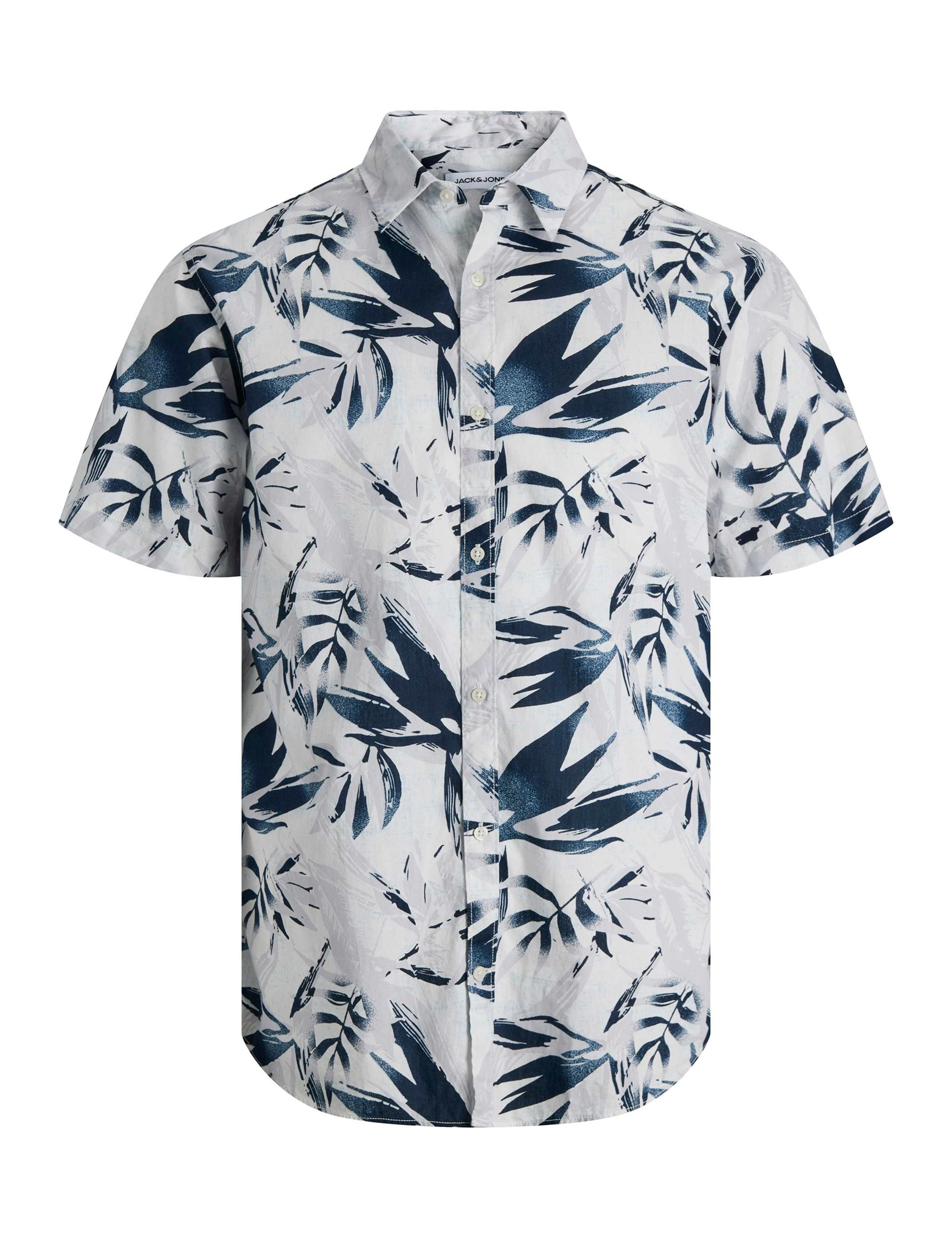 Regular Fit Pure Cotton Short Sleeve Hawaiian Shirt