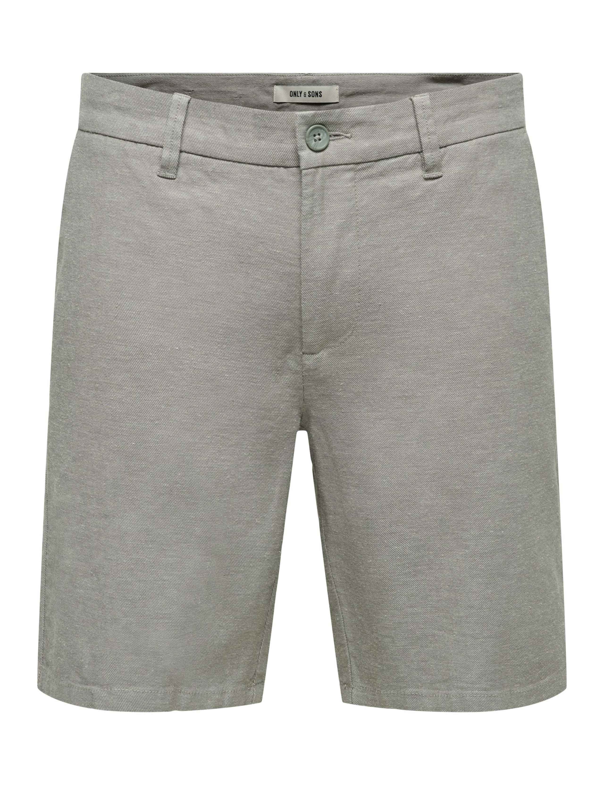 Cotton Linen Chino Shorts