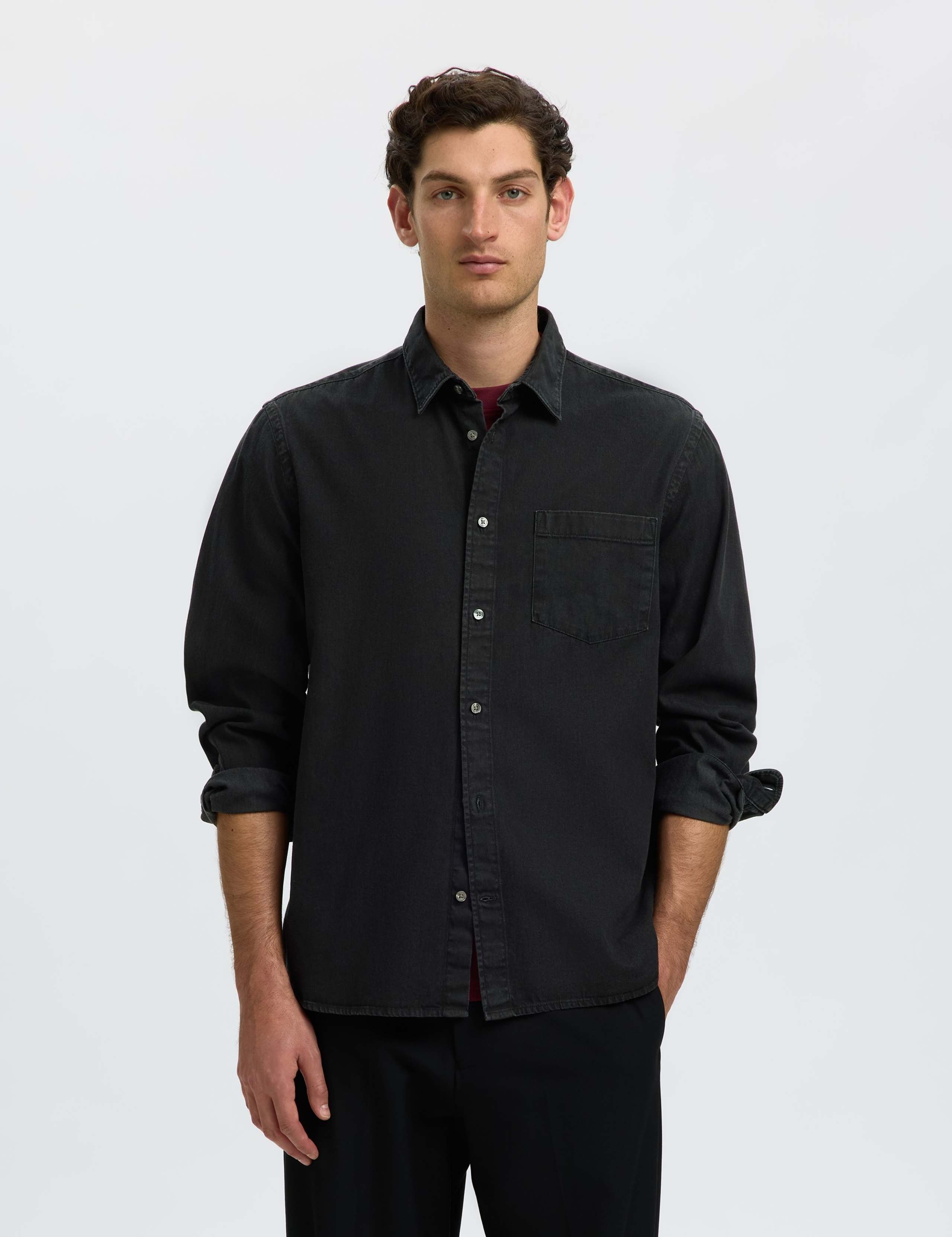 Regular Fit Denim Shirt