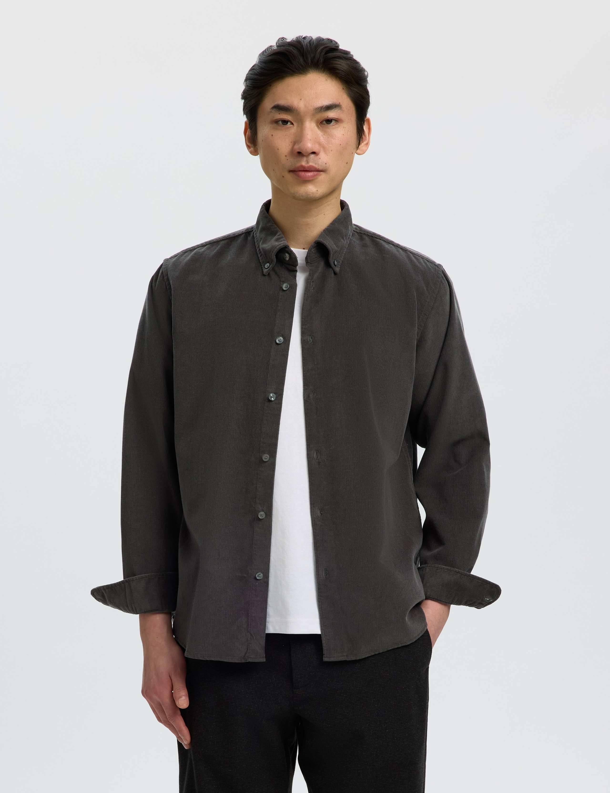 Regular Fit Corduroy Shirt