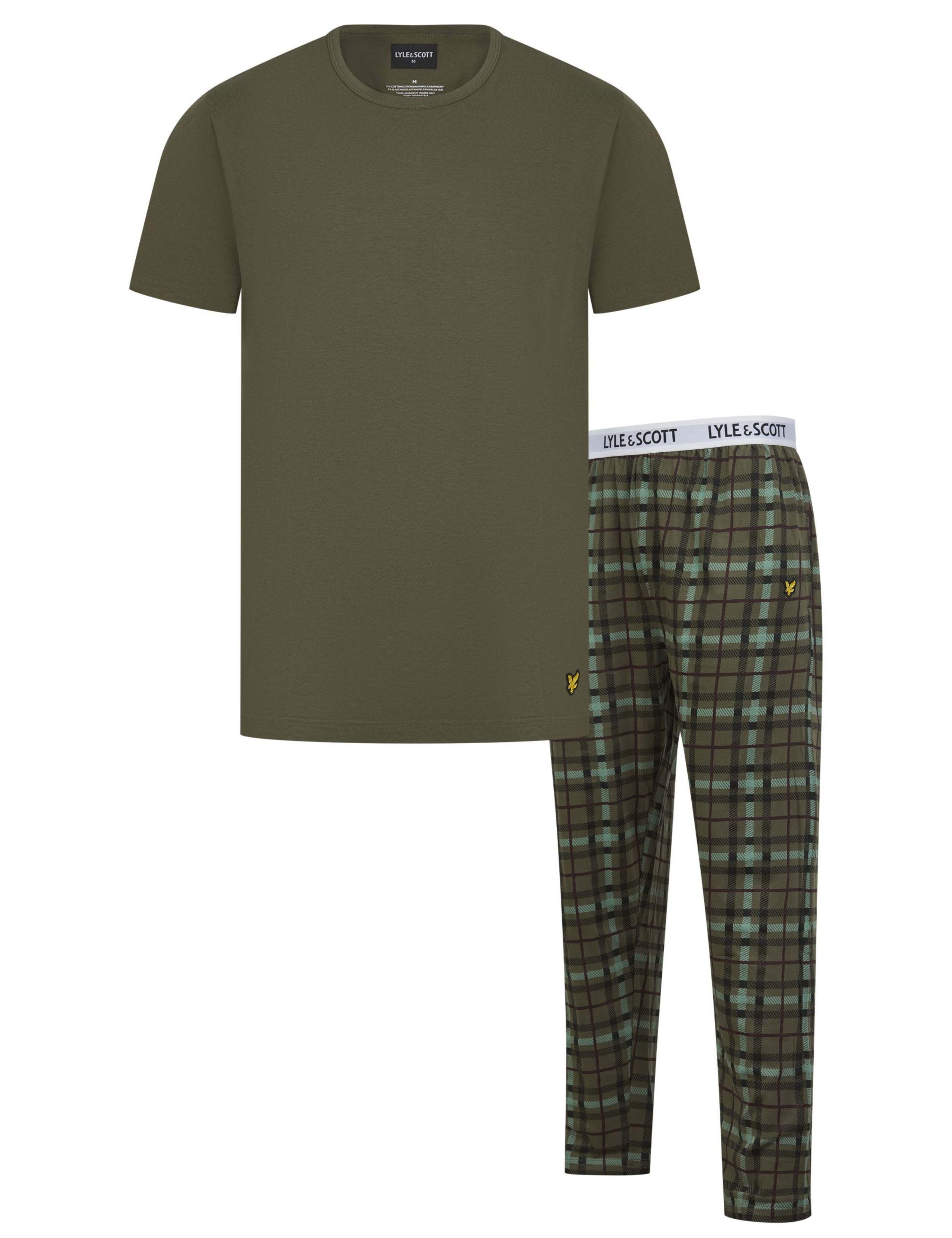 Cotton Rich Checked Loungewear Set