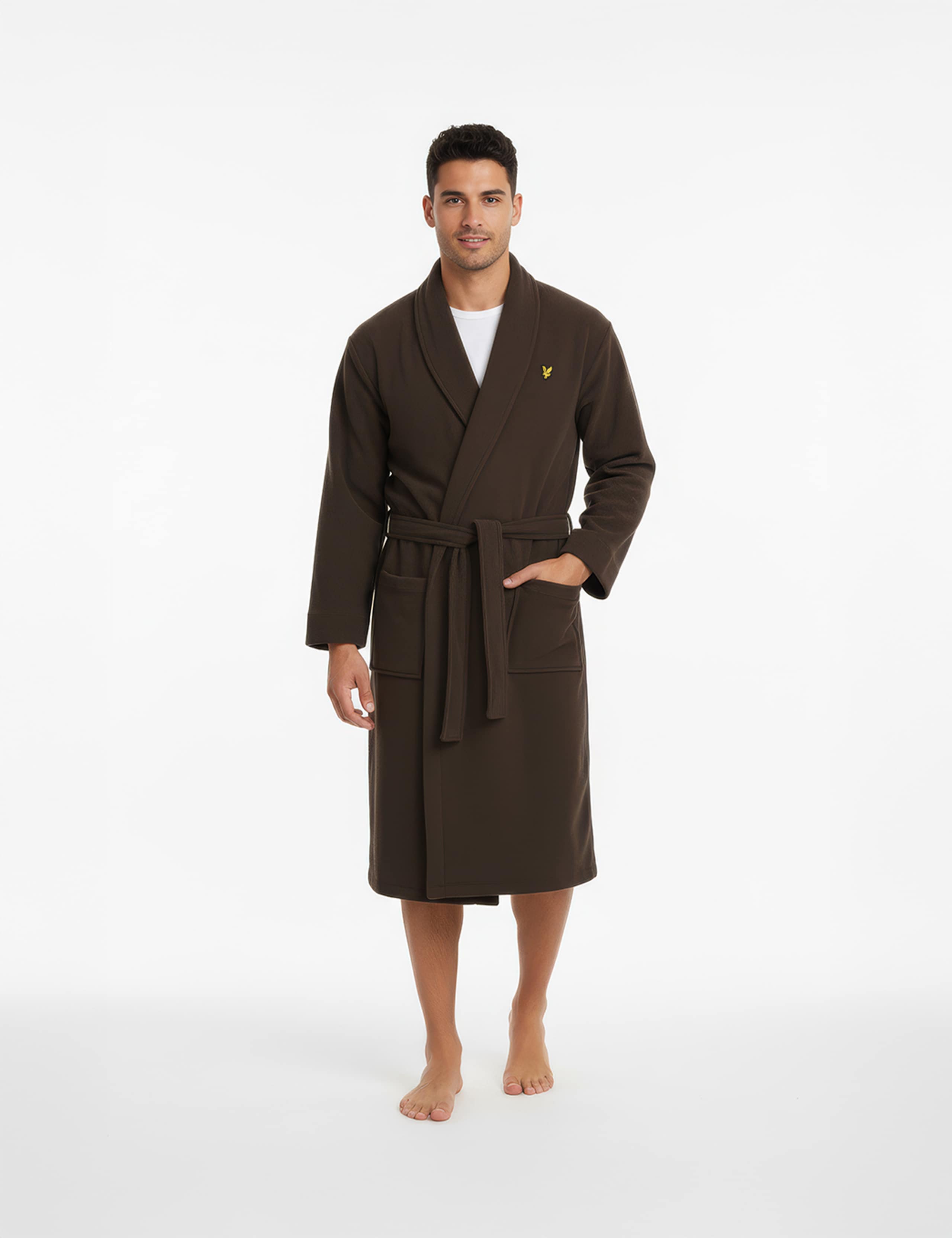Cotton Blend Dressing Gown