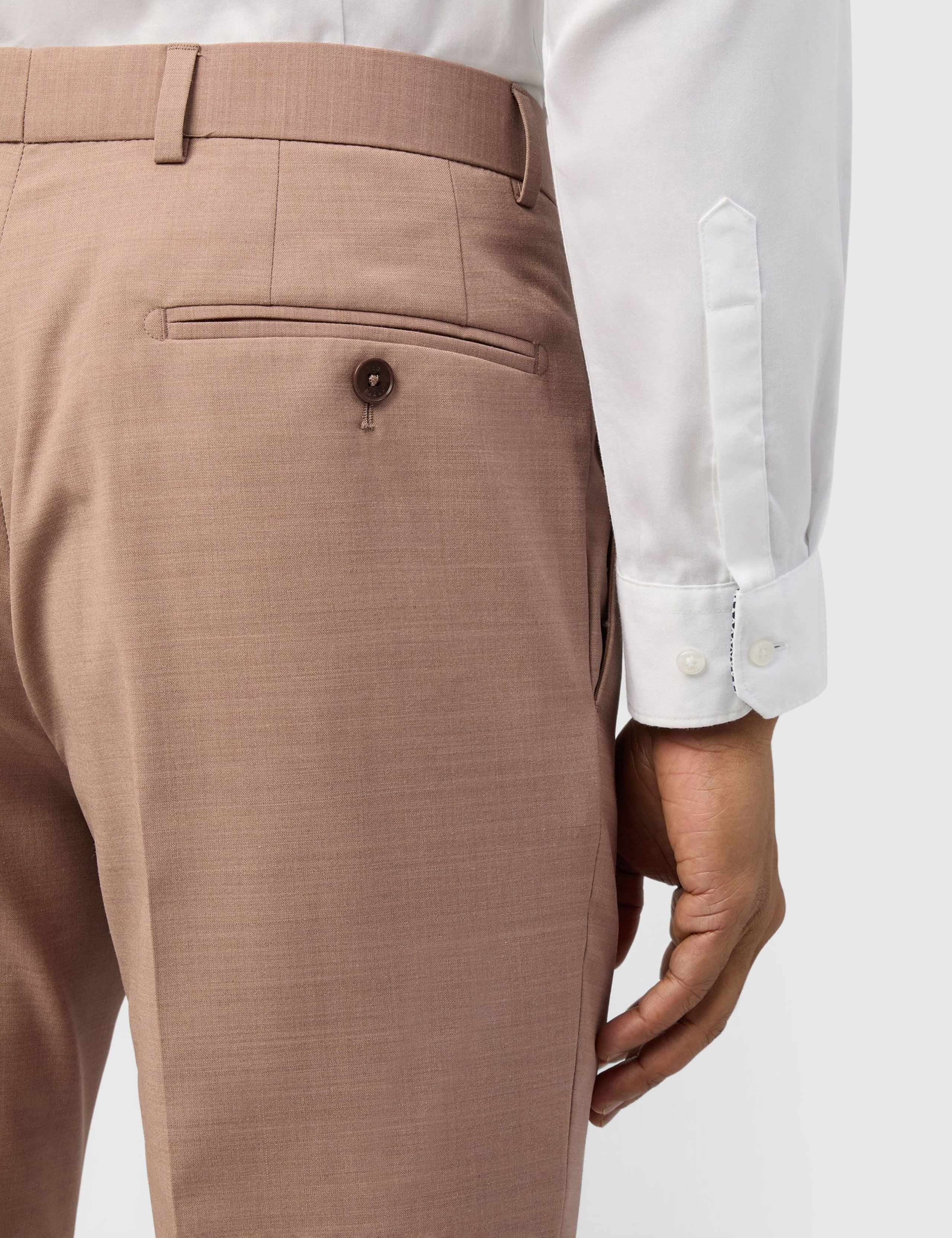 Slim Fit Wool Blend Single Breasted Suit 4 of 4