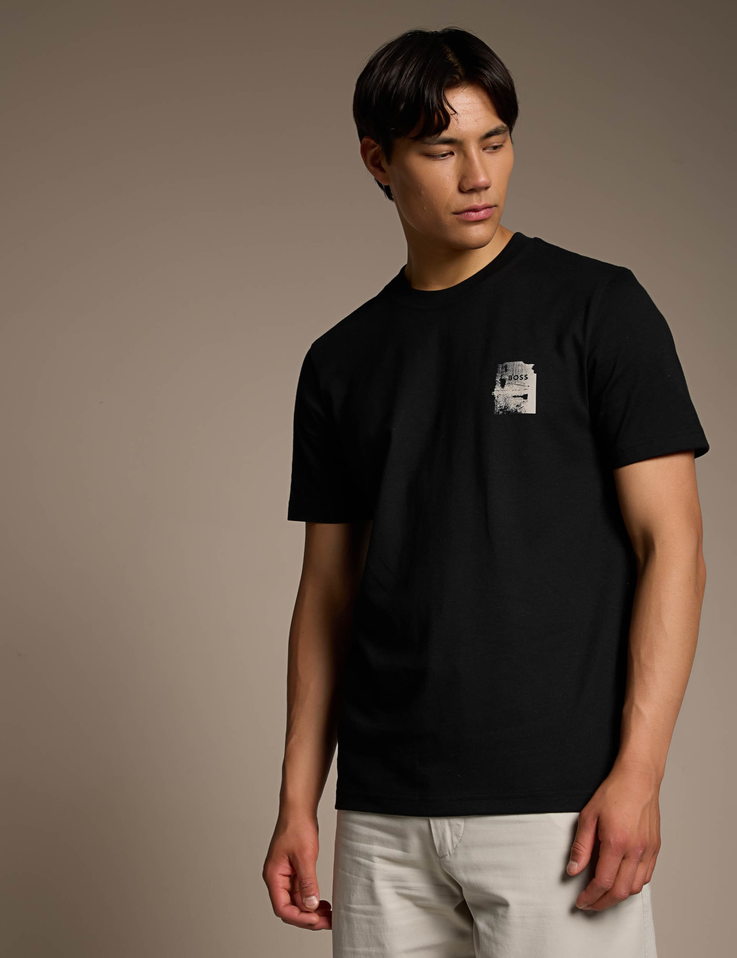 Regular fit cotton jersey t-shirt